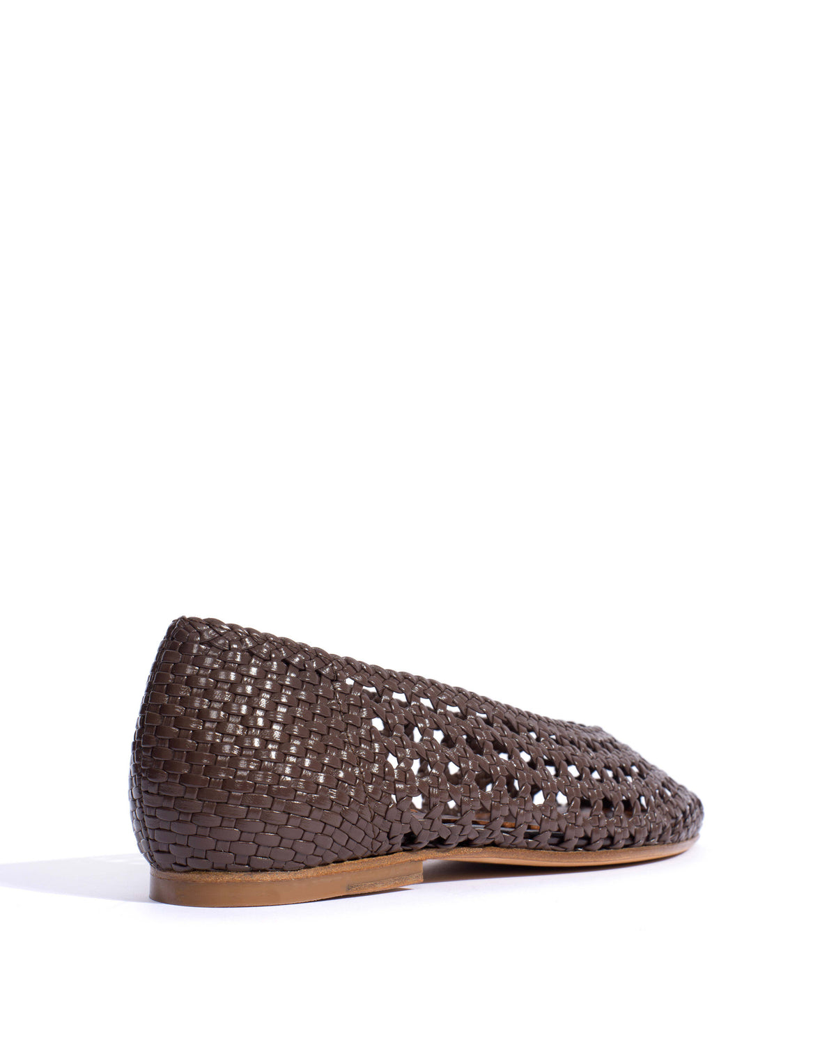 Sessi 10 hand-braided Hand-braided leather Coffee brown
