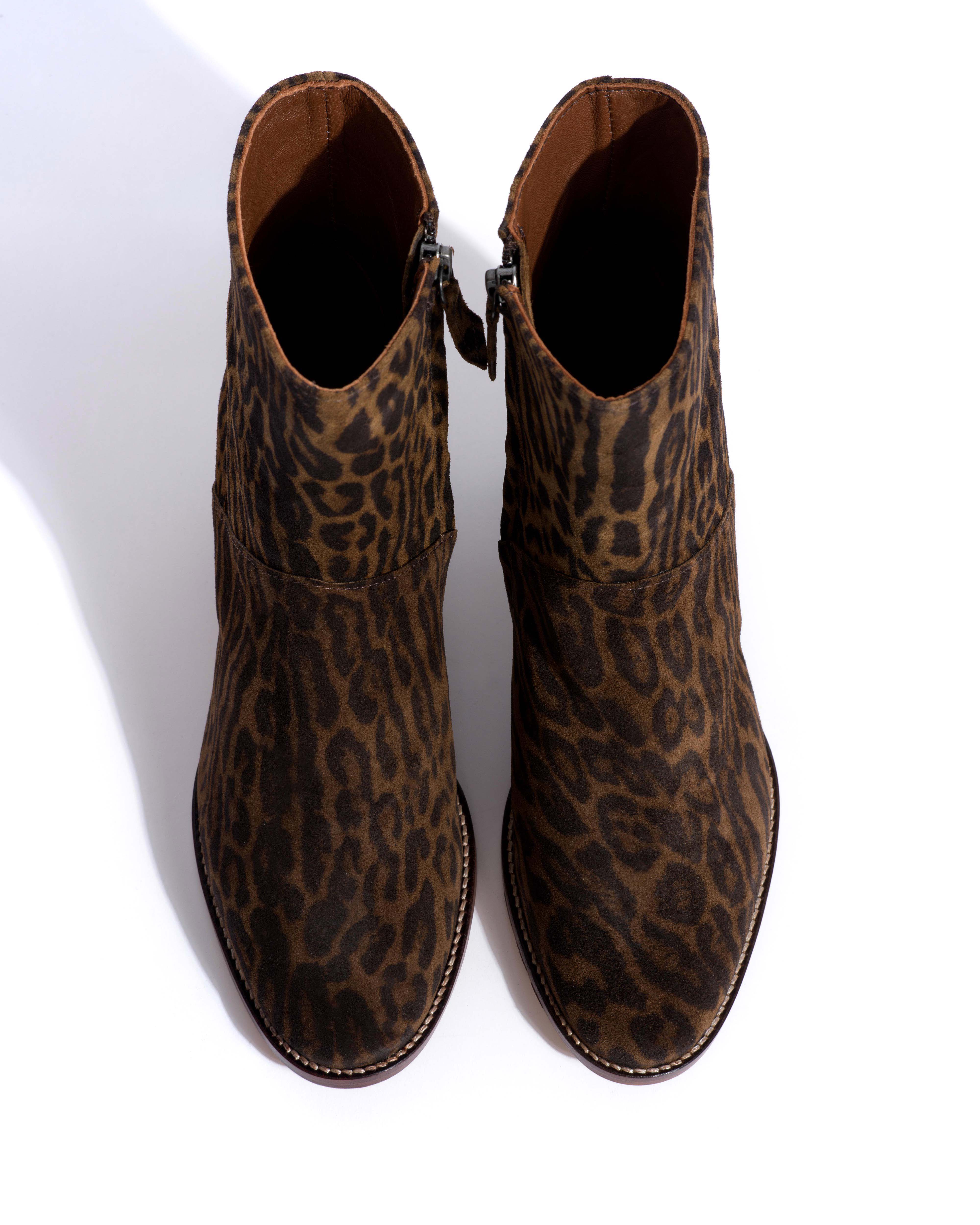 Cashmay 55 Calf suede print Jaguar