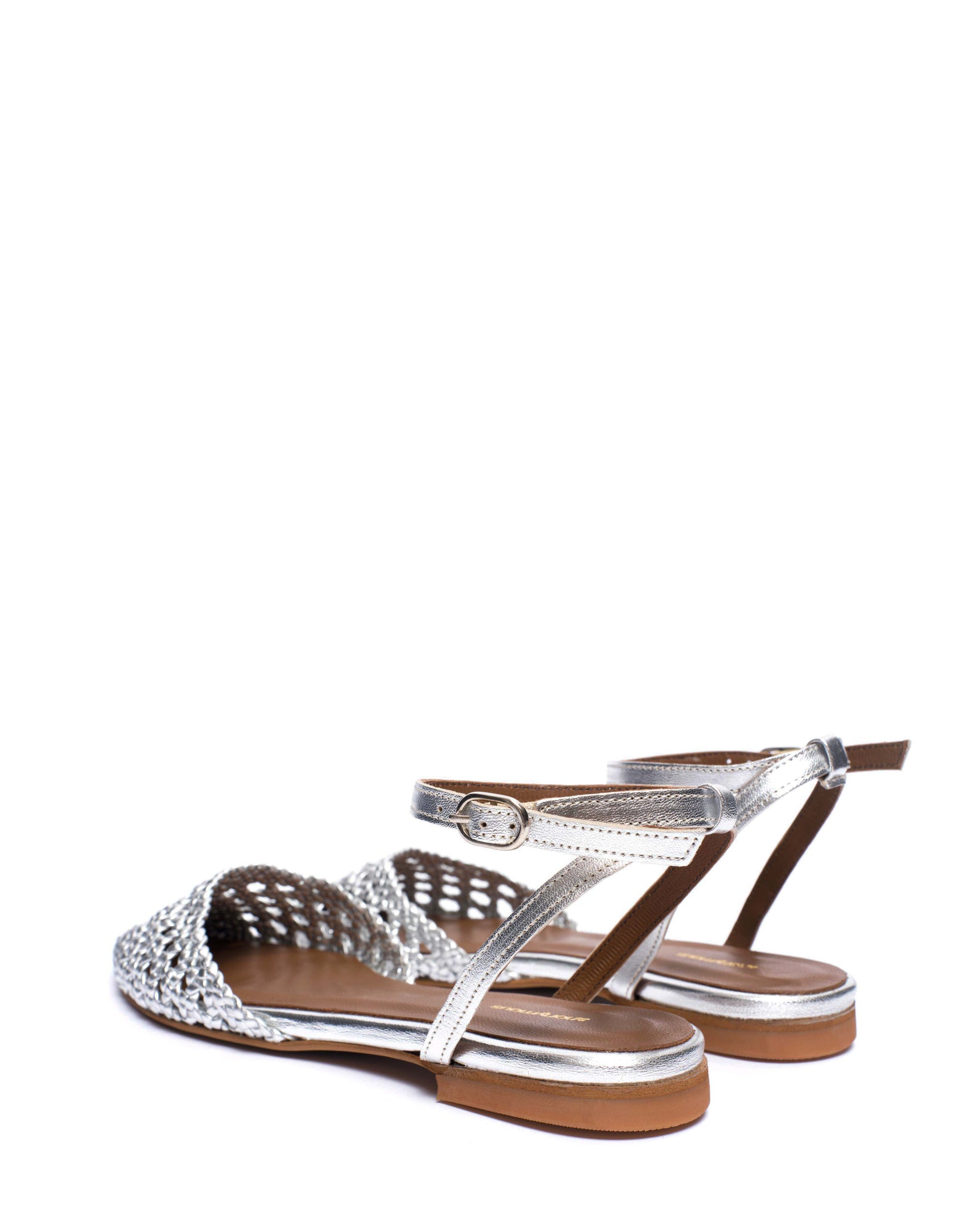 Senara 10 Hand-braided leather Silver - Anonymous Copenhagen
