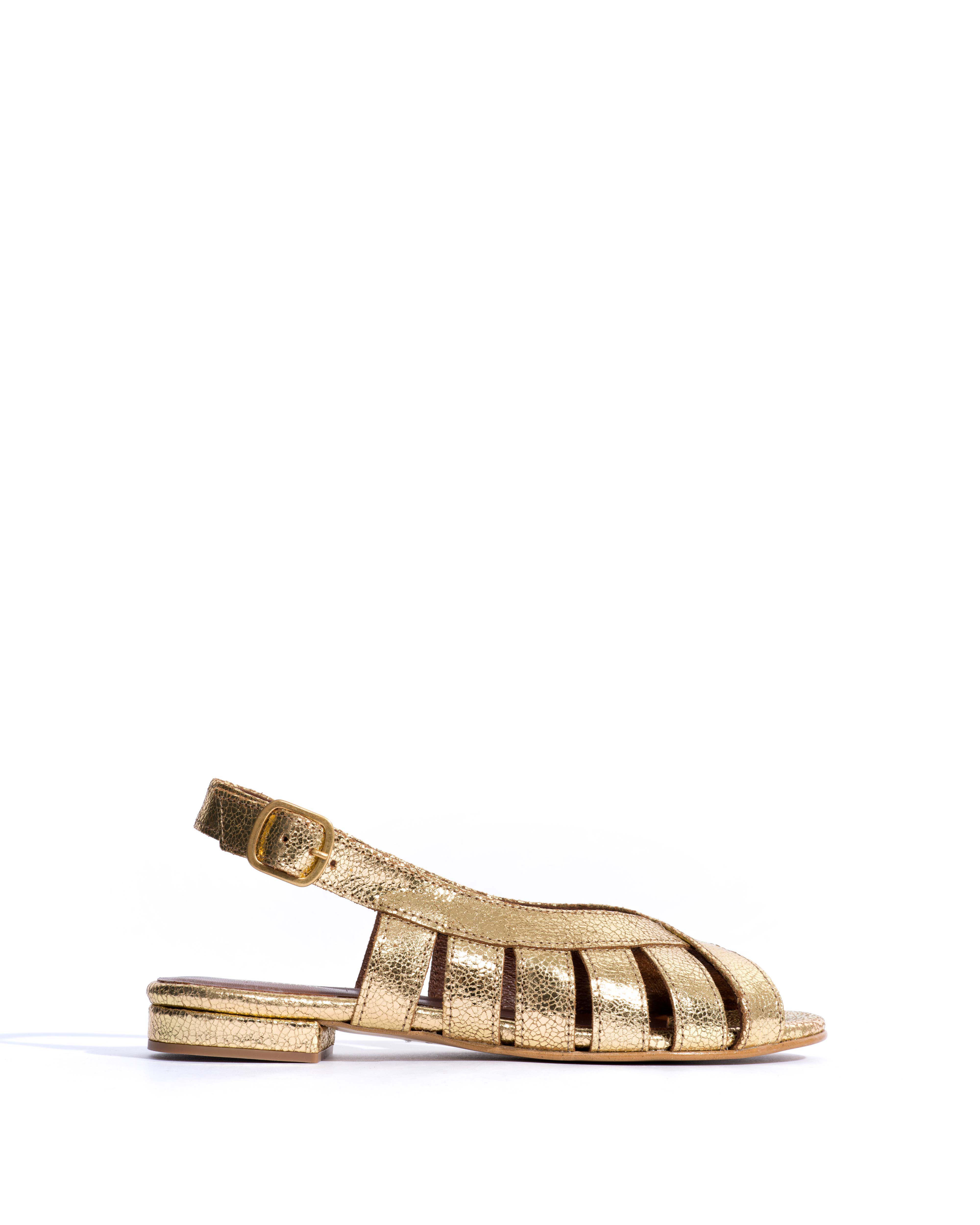 Sophie 20 Crackled metallic goat Gold