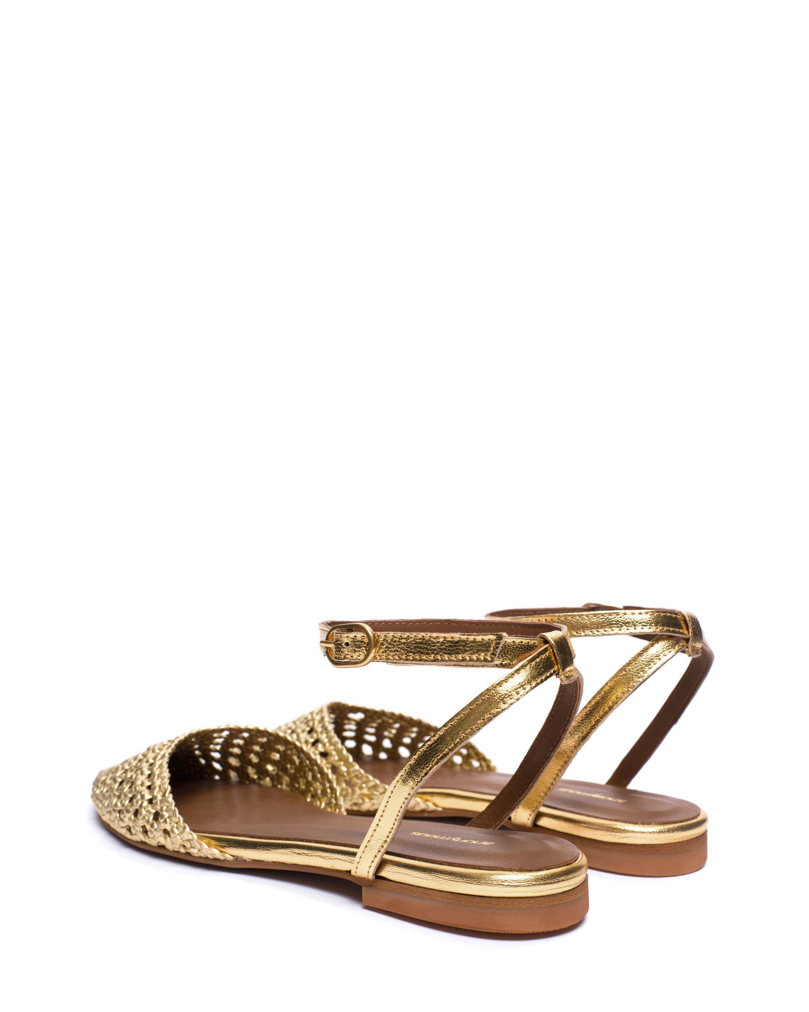 Senara 10 Hand-braided leather Gold - Anonymous Copenhagen