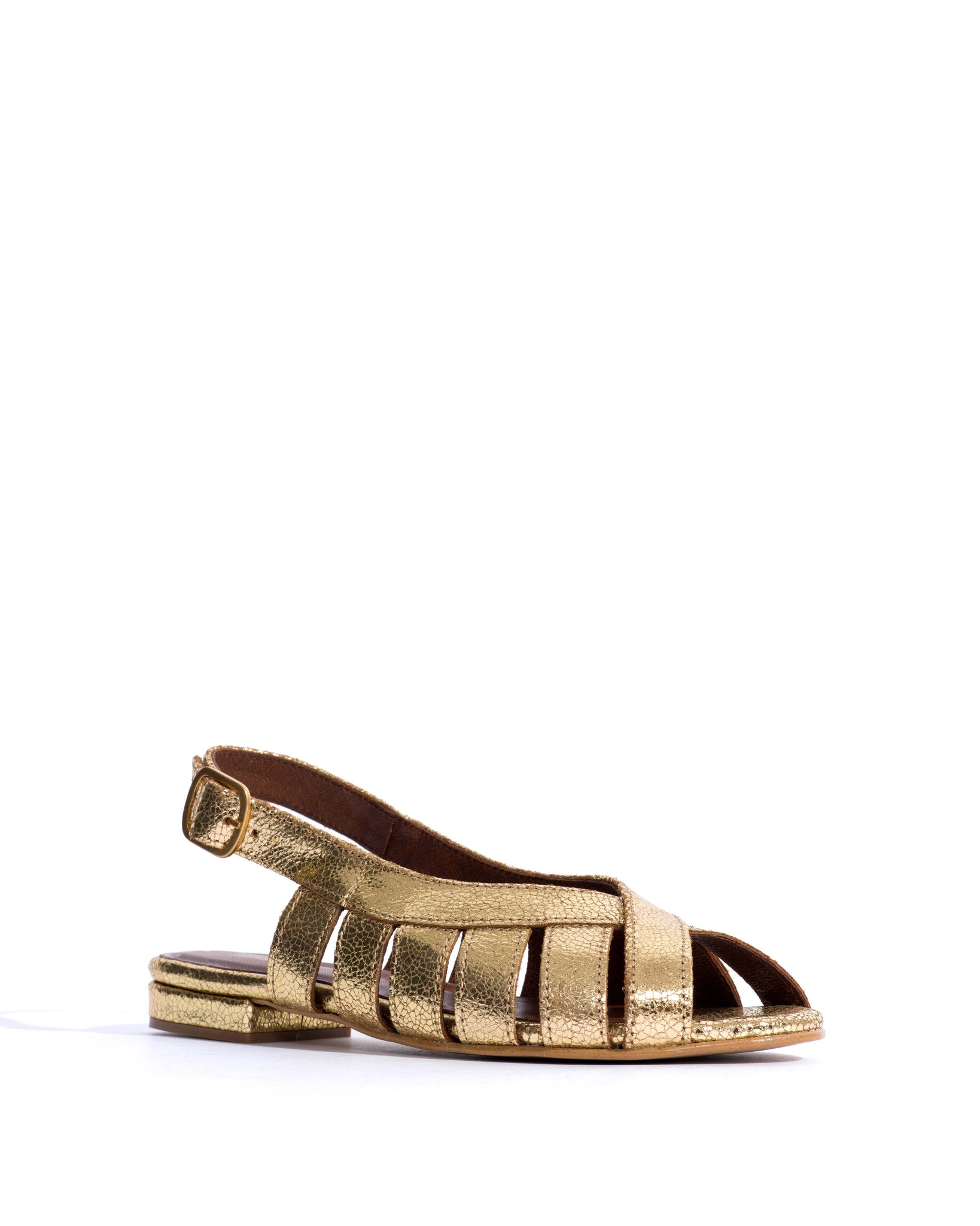 Sophie 20 Crackled metallic goat Gold