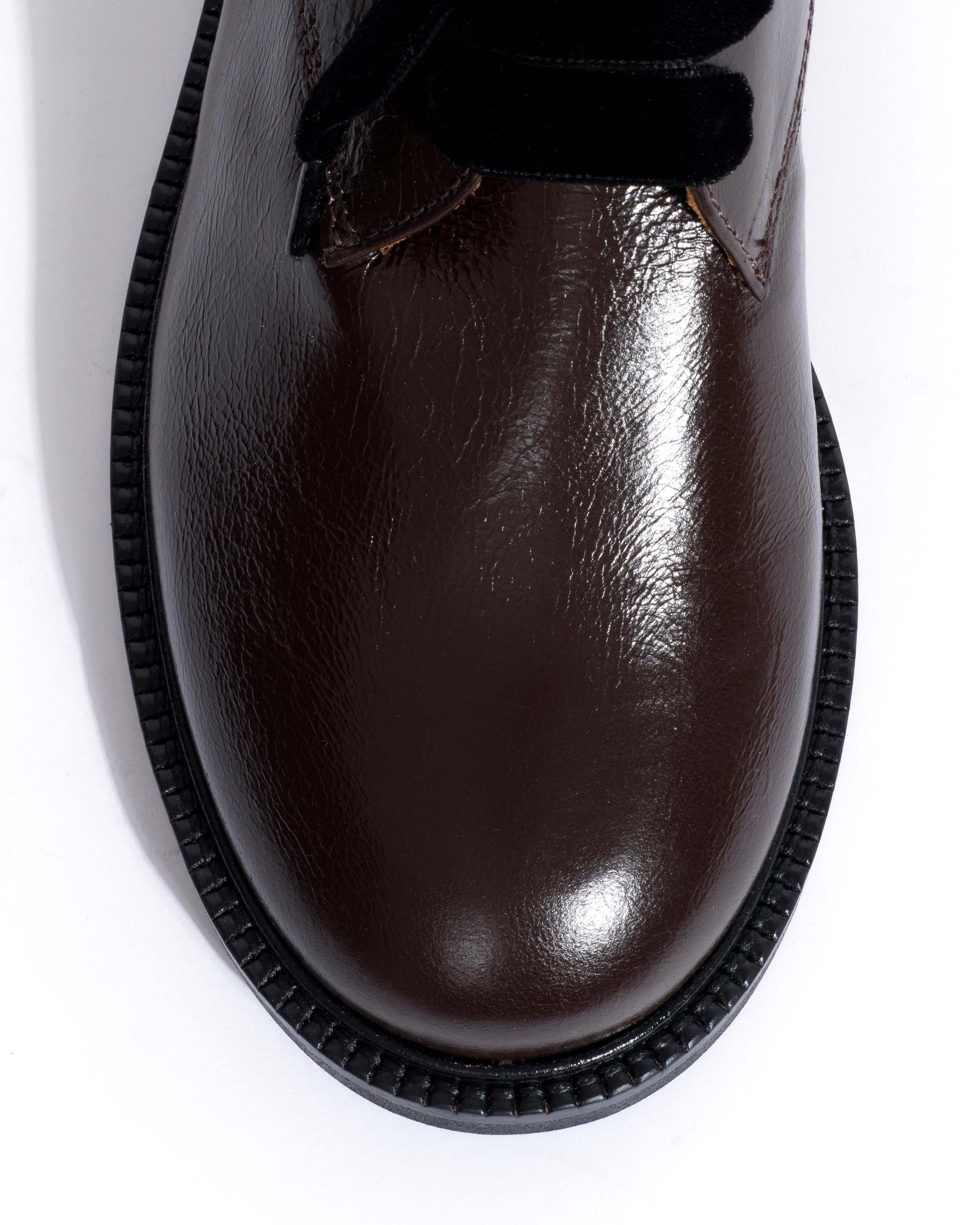 Derb Crinkled soft calf Espresso brown