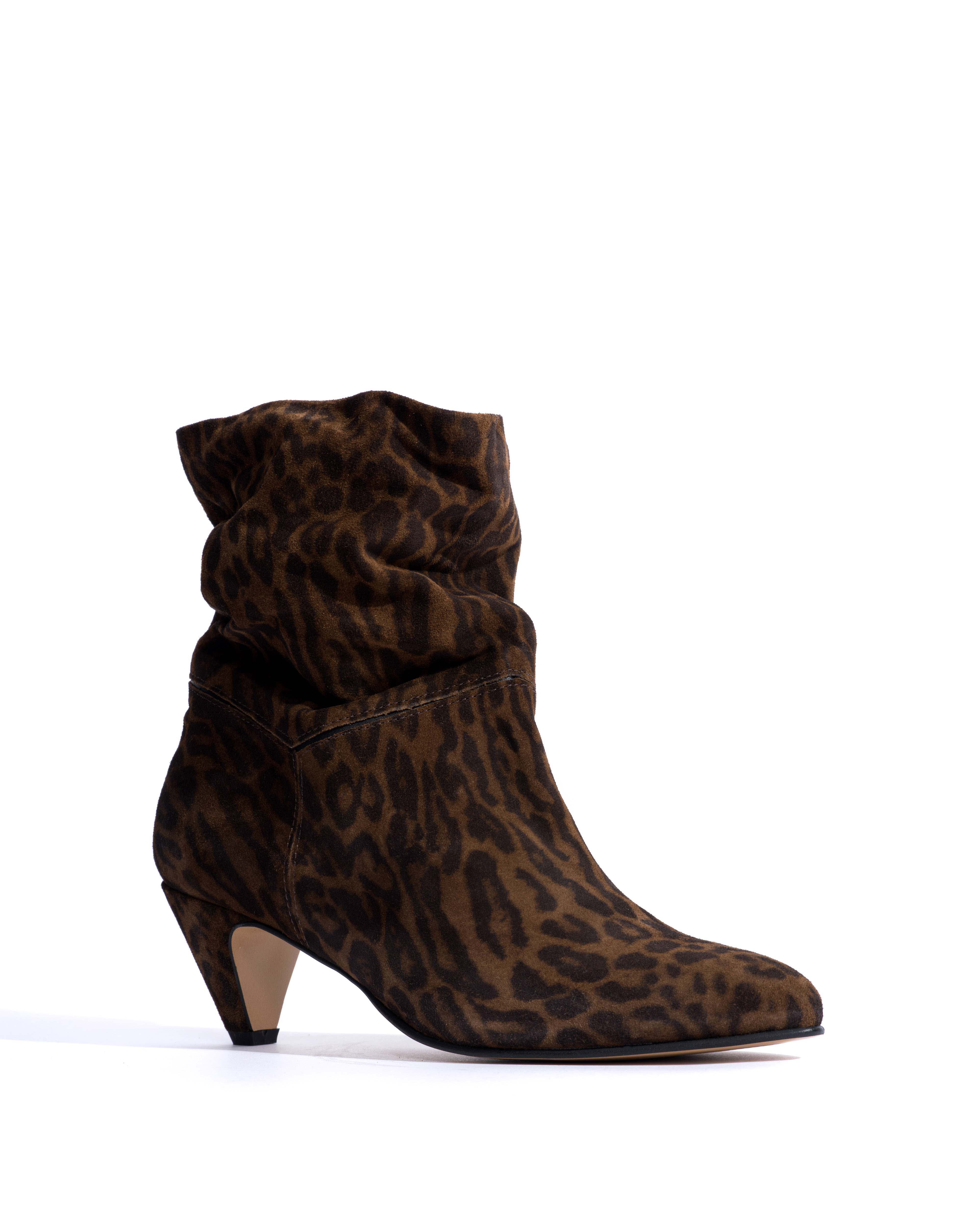 Jassi 50 stiletto Calf suede print Jaguar
