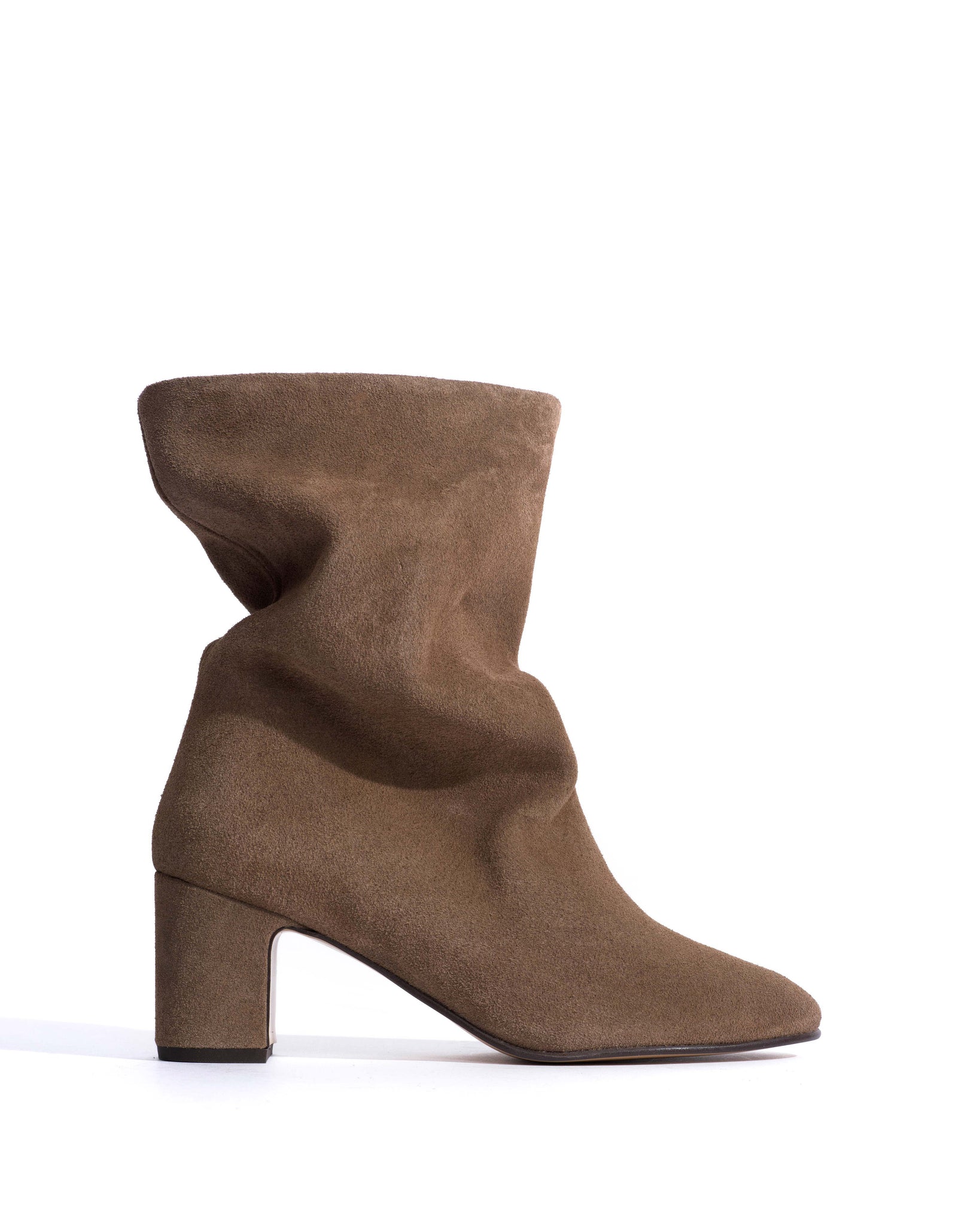 Lully 55 Calf suede Dark taupe