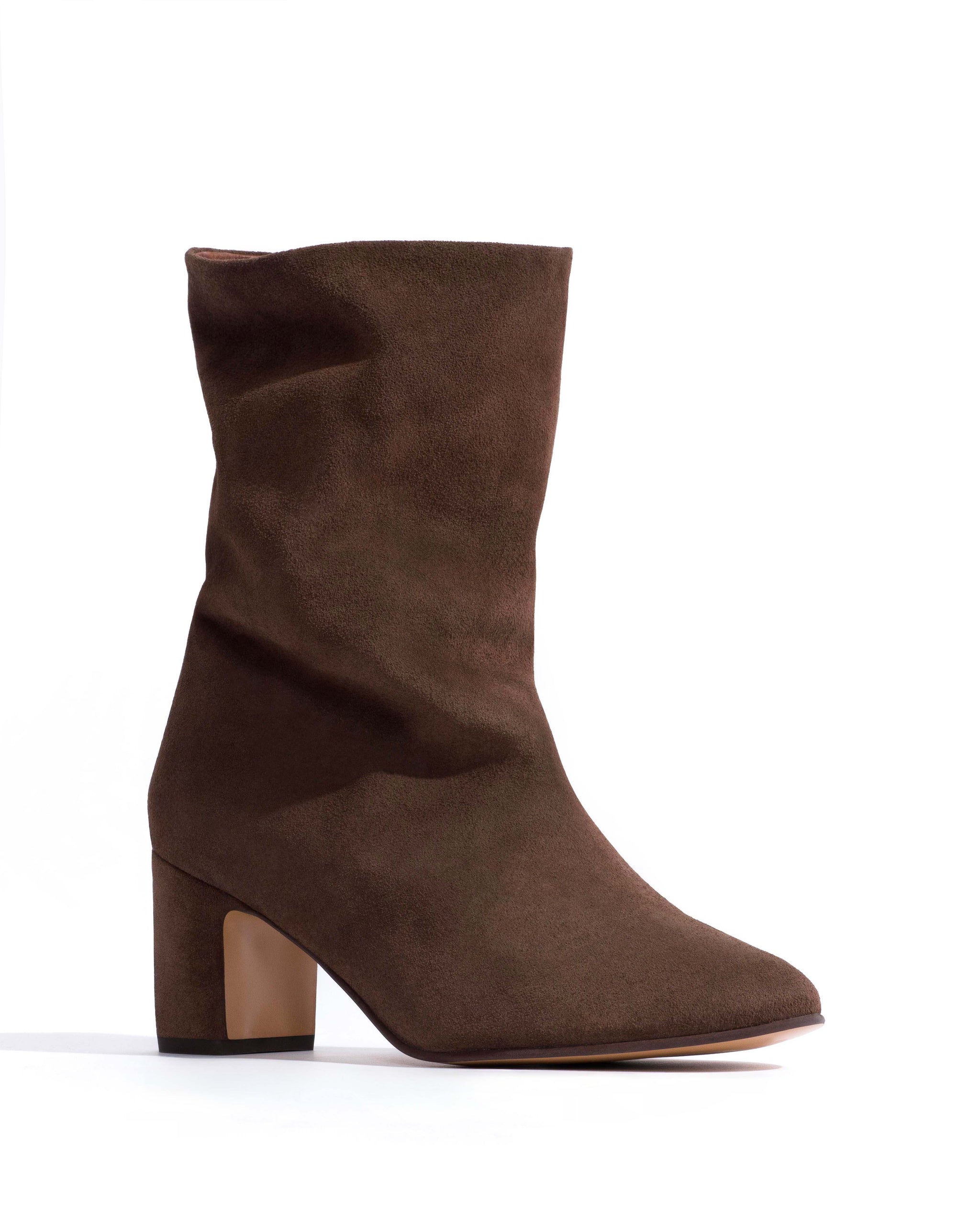 Lully 55 Calf suede Coffee brown
