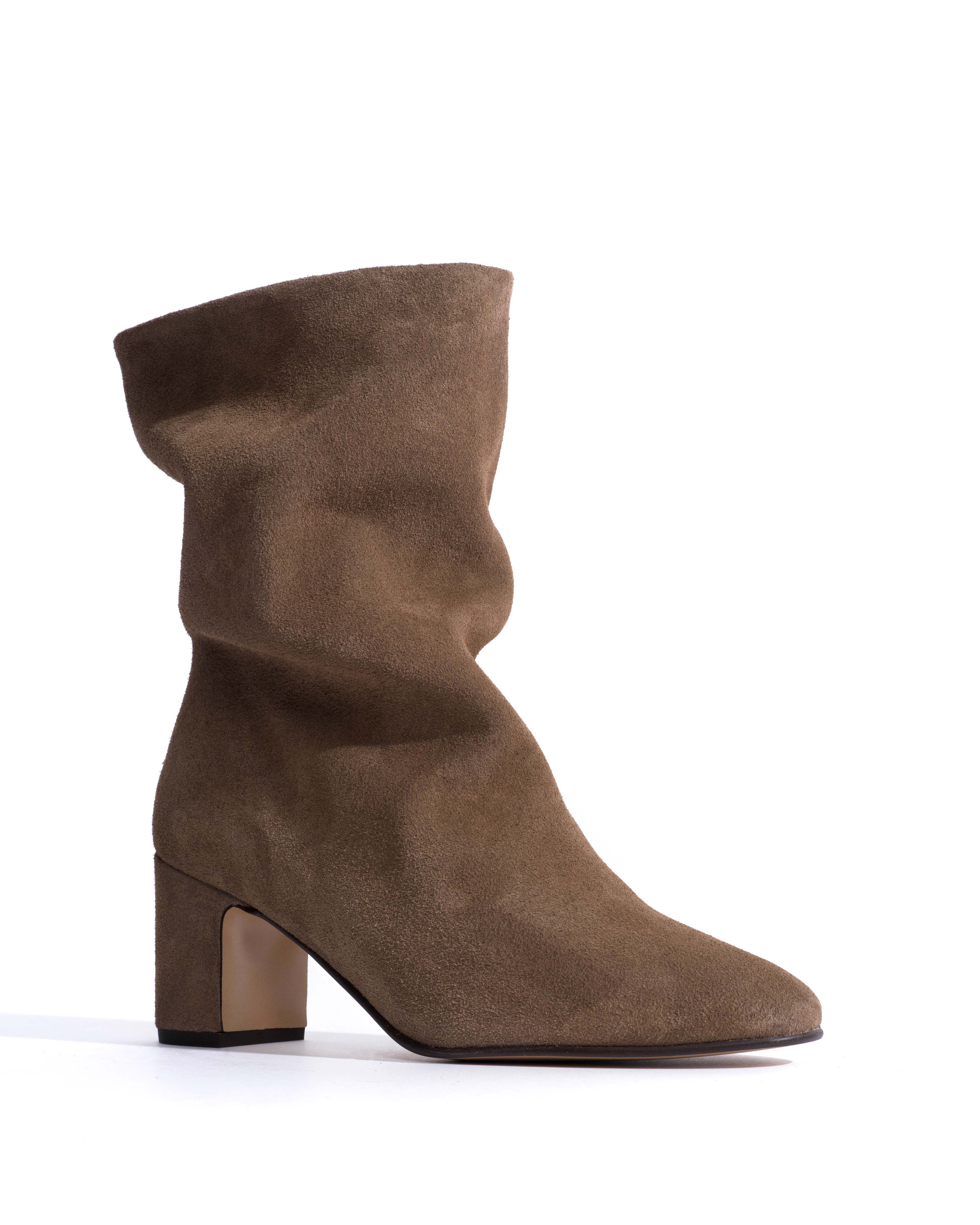 Lully 55 Calf suede Dark taupe