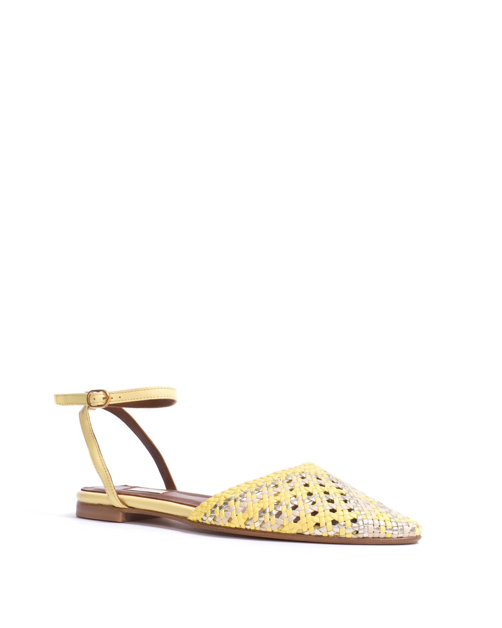 Senara 10 Hand-braided leather Pineapple ice mix