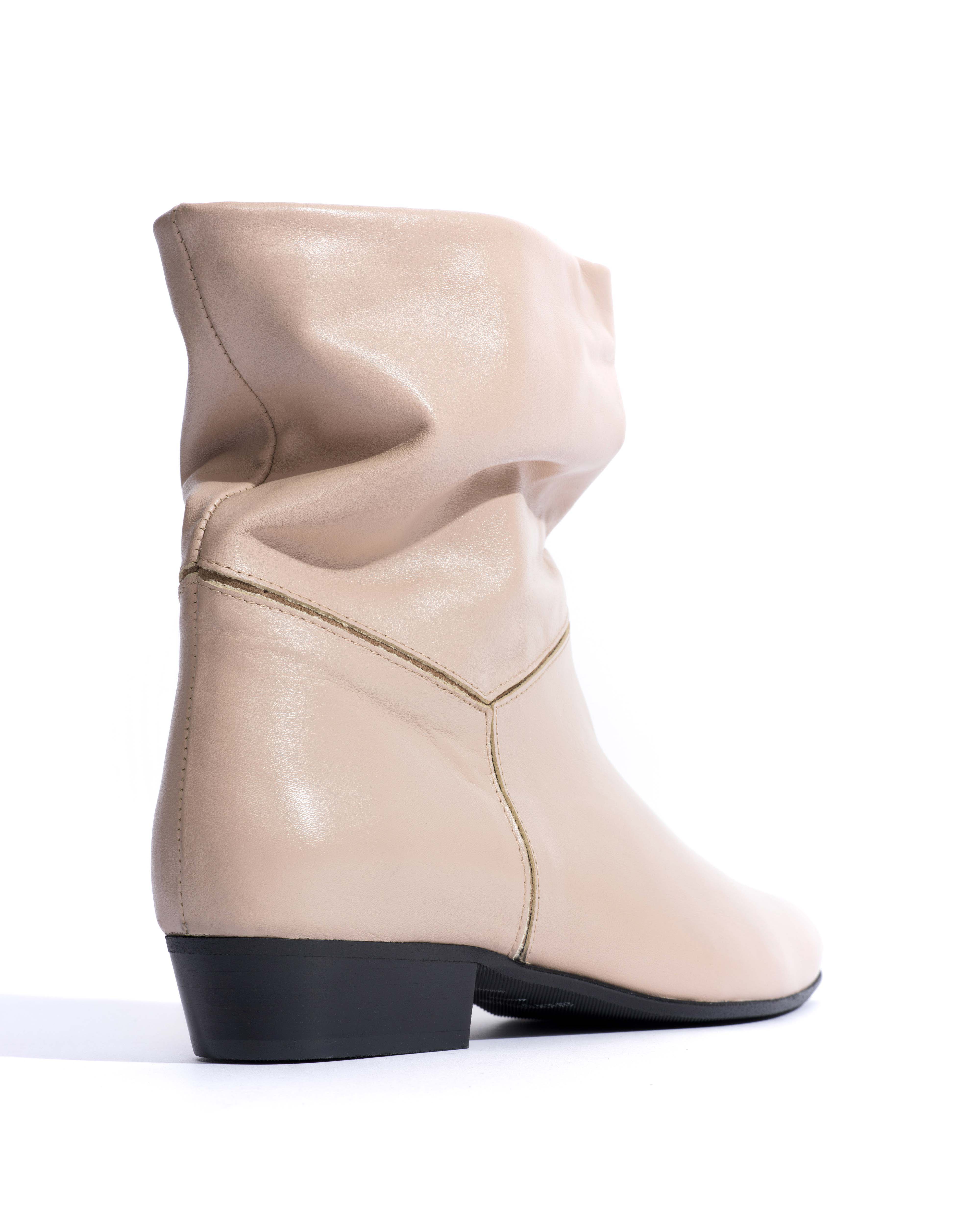 Jassi 20 Soft calf & suede leather Biskit beige & mushroom