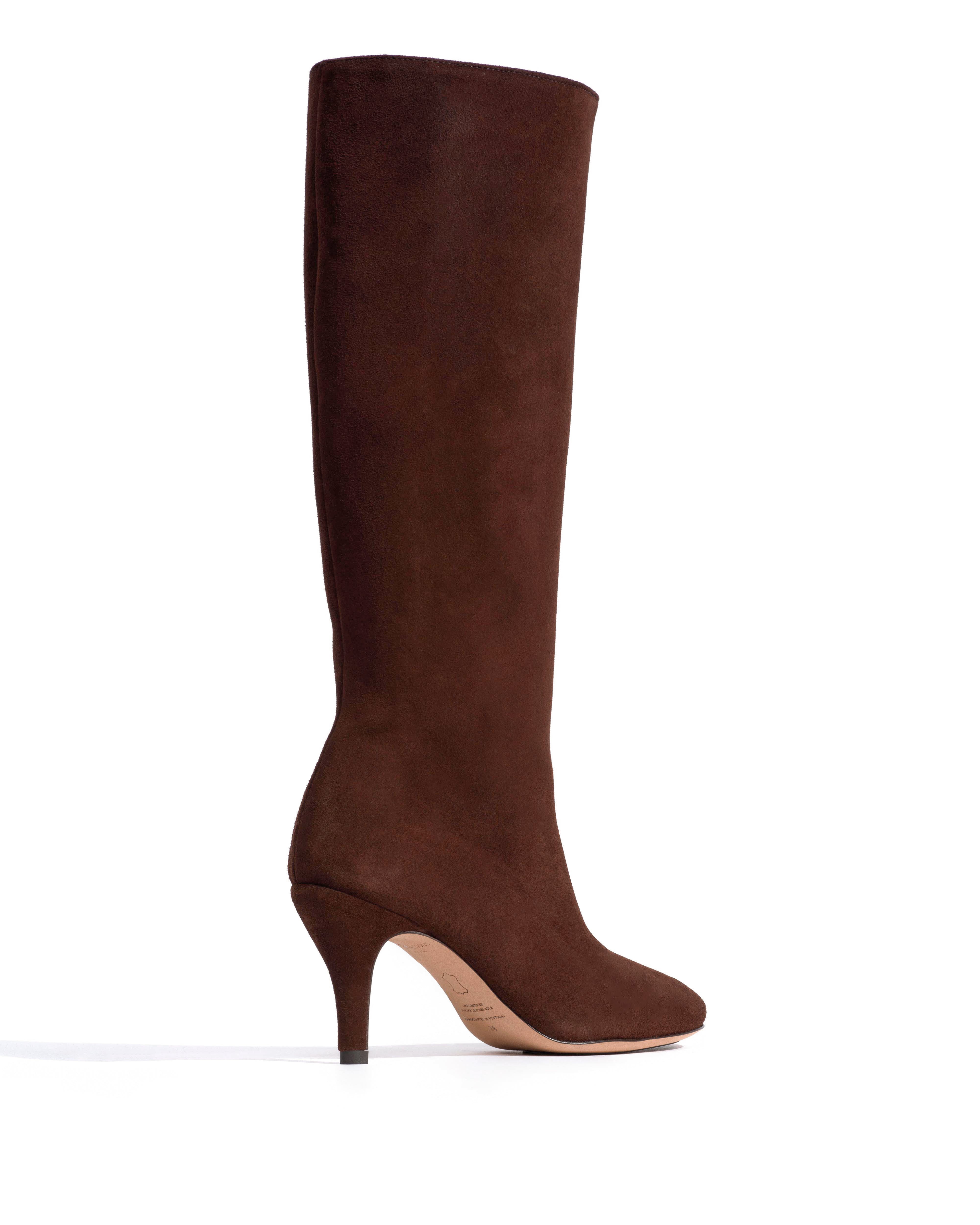 Kali 80 Calf suede Chocolate