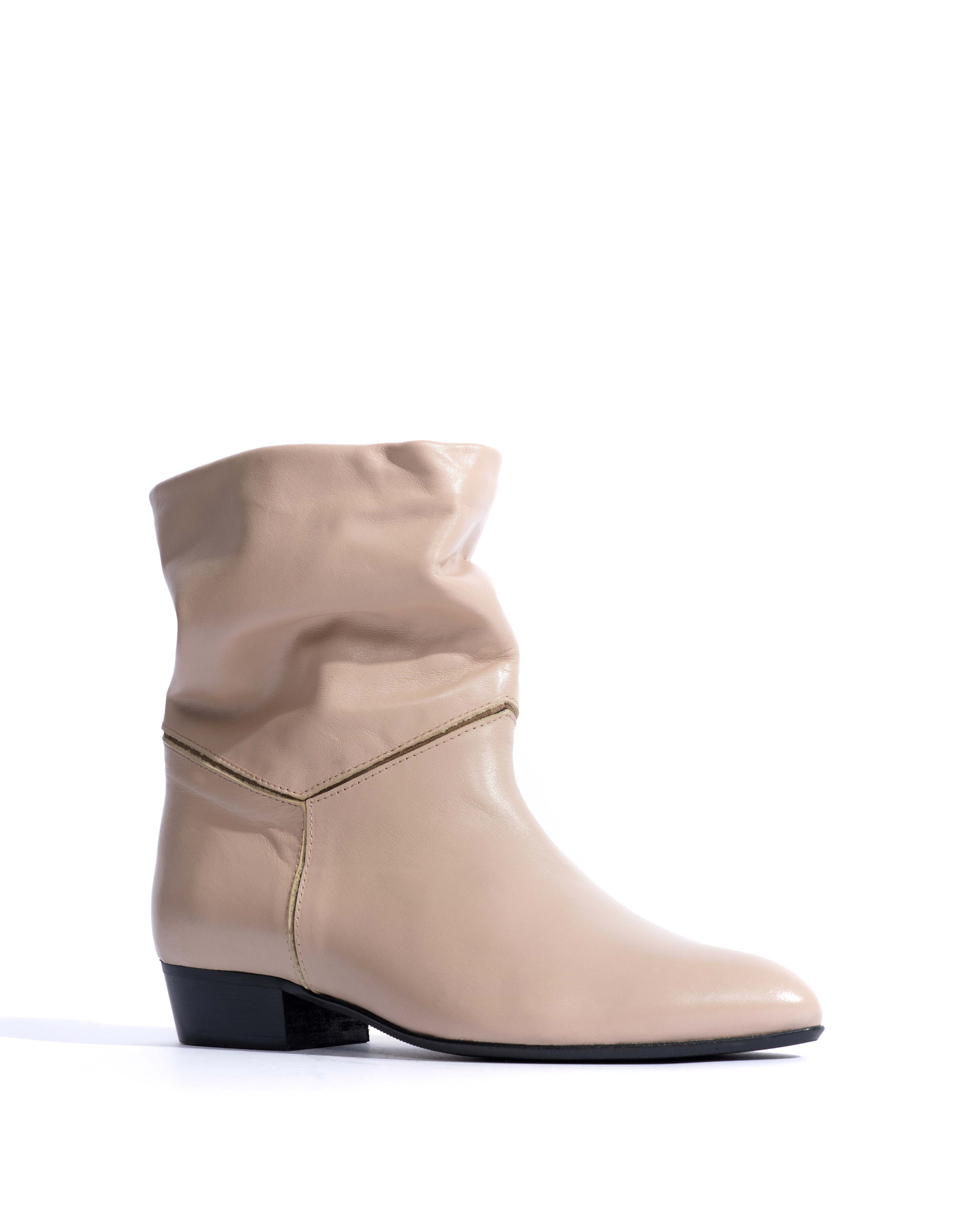 Jassi 20 Soft calf & suede leather Biskit beige & mushroom
