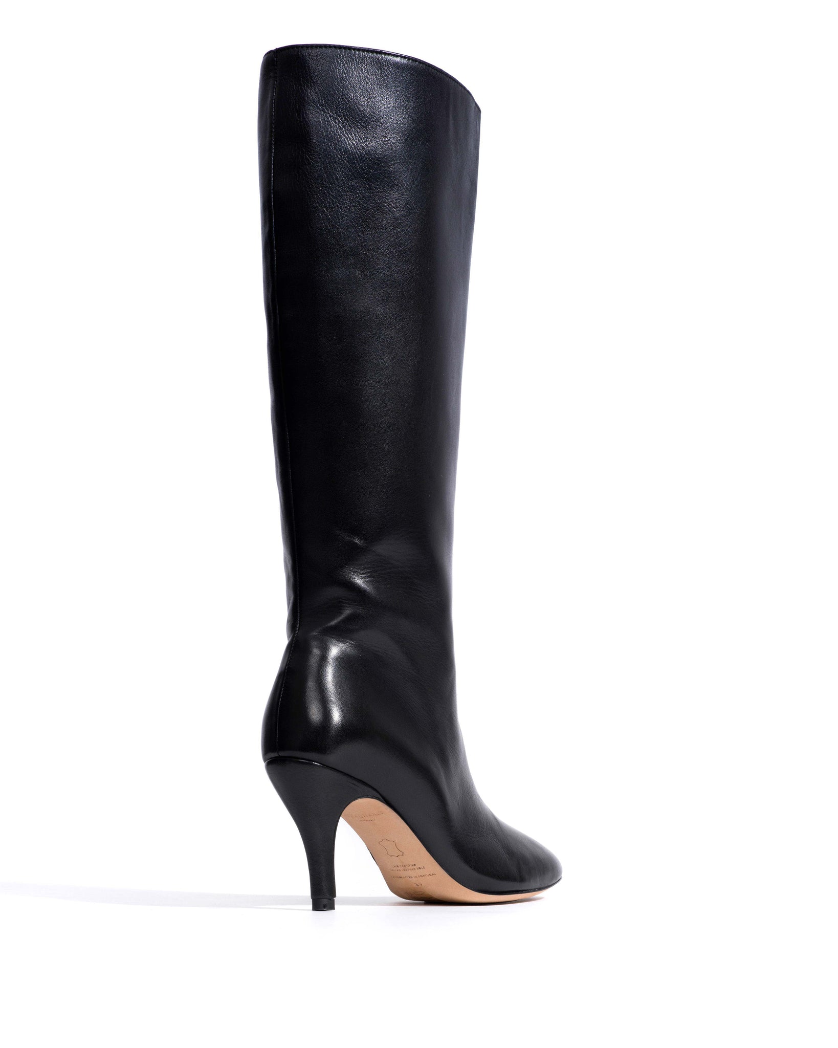 Kali 80 Shiny lamb Black - Anonymous Copenhagen High shaft boots