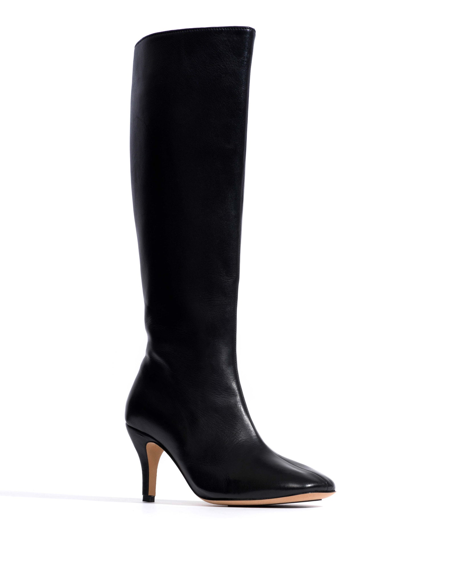 Kali 80 Shiny lamb Black - Anonymous Copenhagen High shaft boots