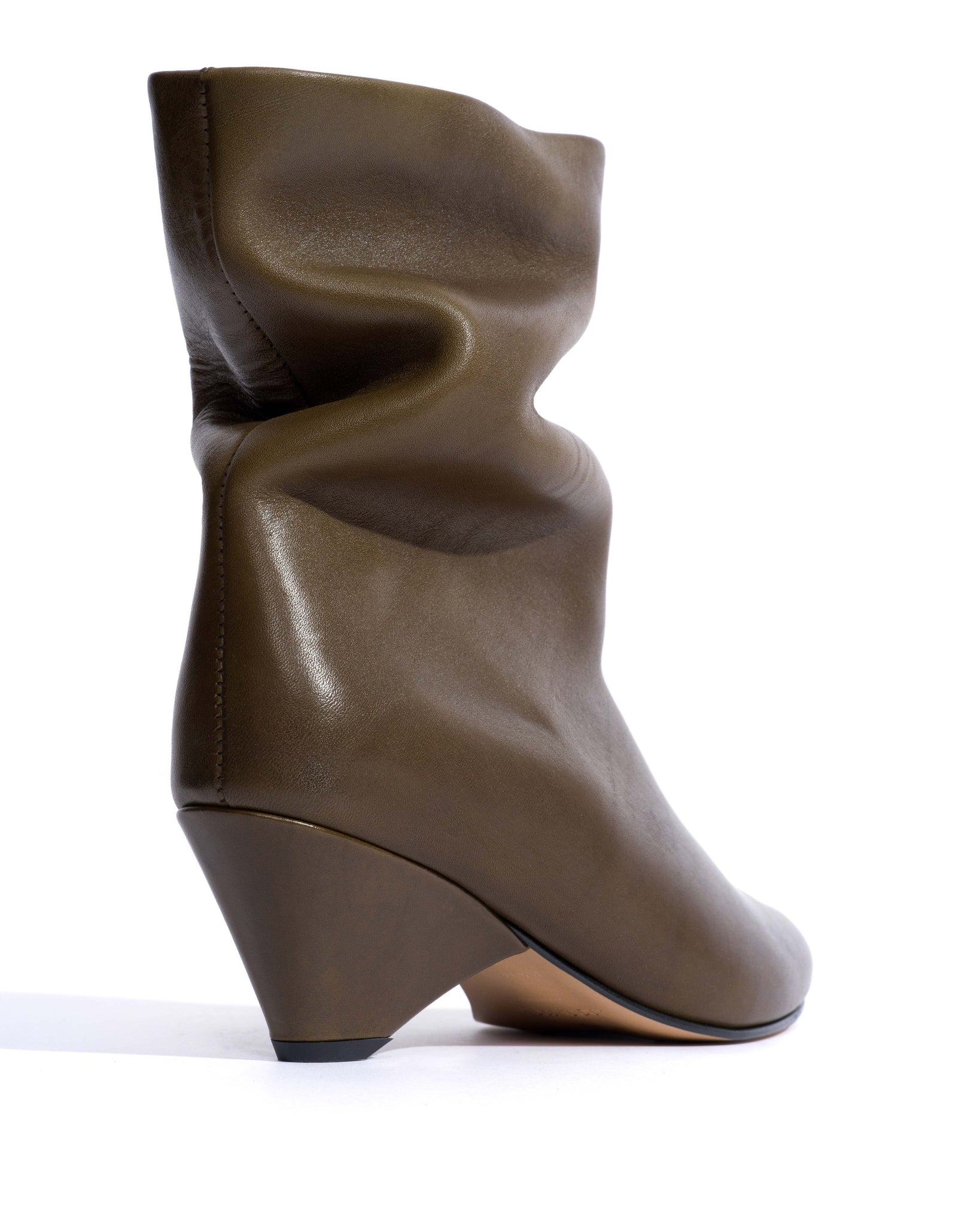 Vully 50 triangle Vegetal soft calf Forrest green - Anonymous Copenhagen Ankle boots
