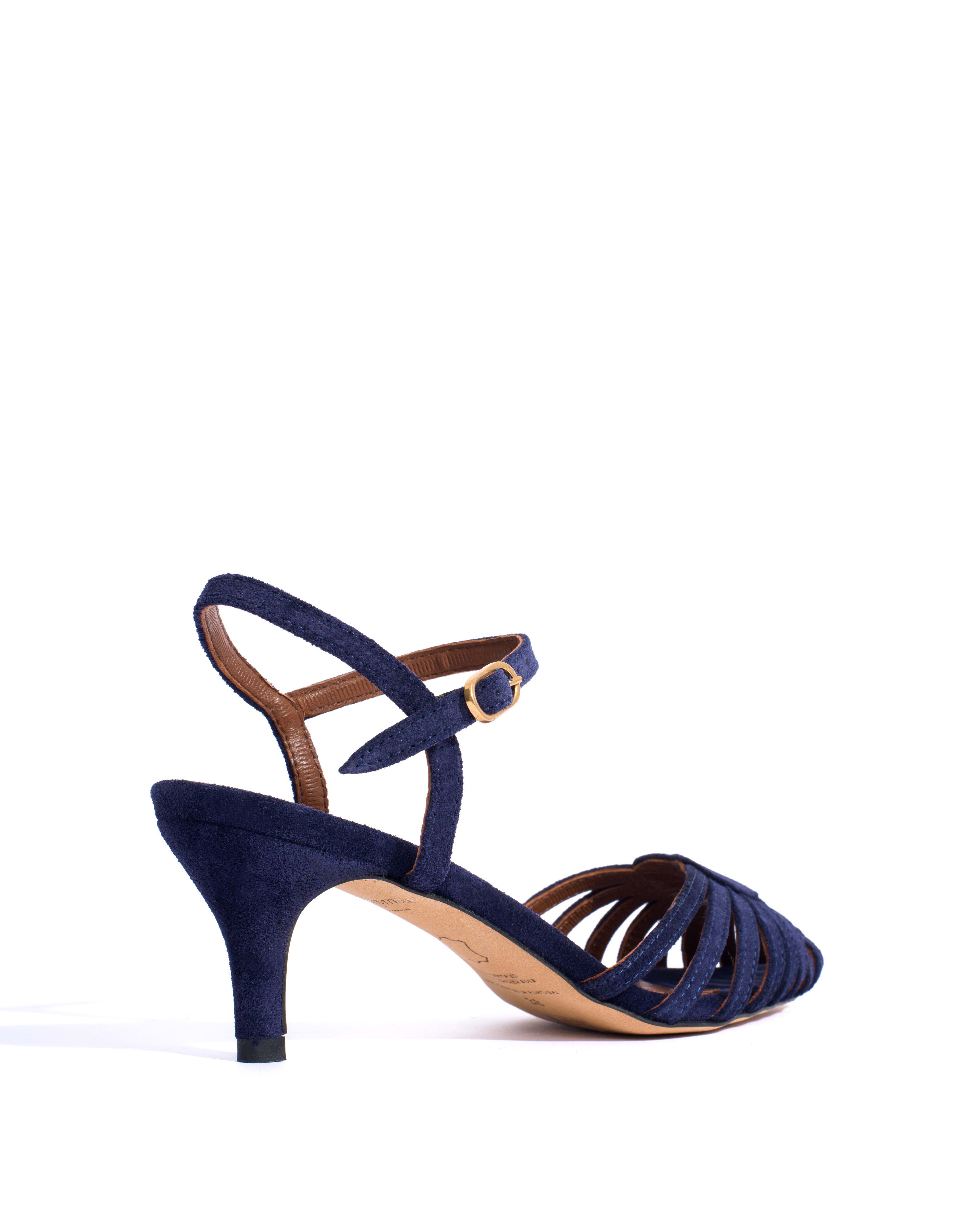 Keesha 55 Calf suede Ink blue