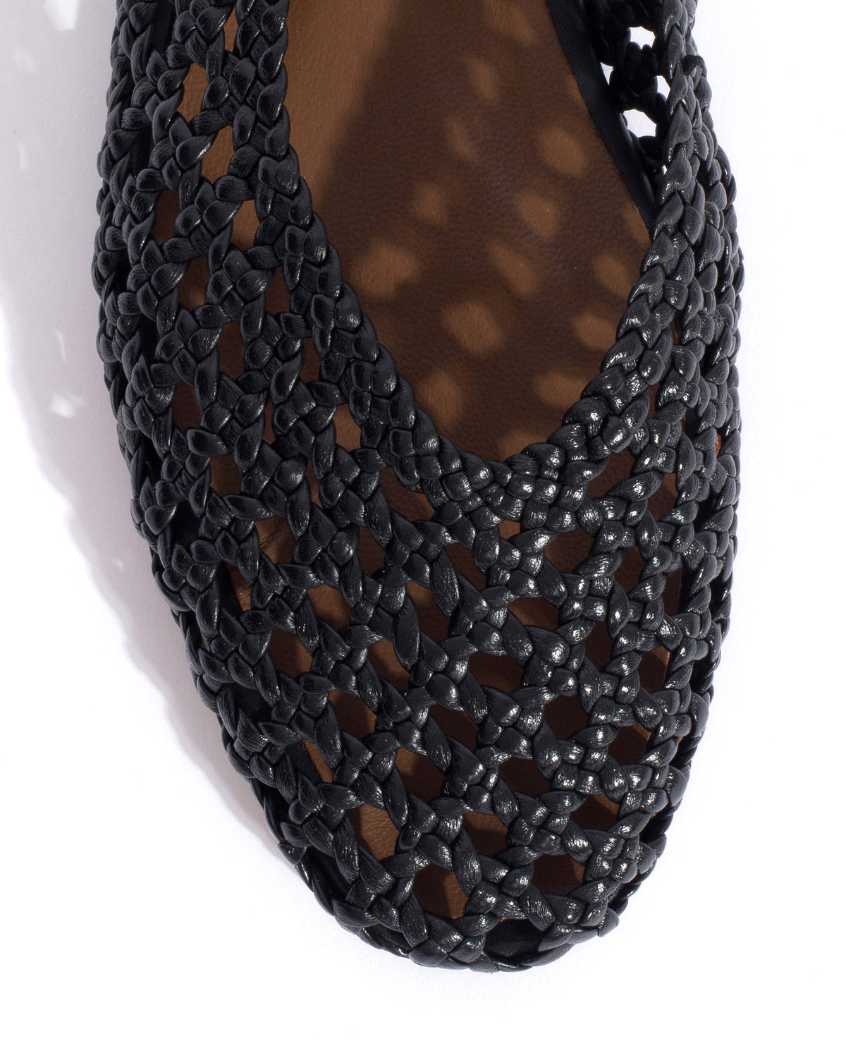 Sessi 10 hand-braided Hand-braided leather Black