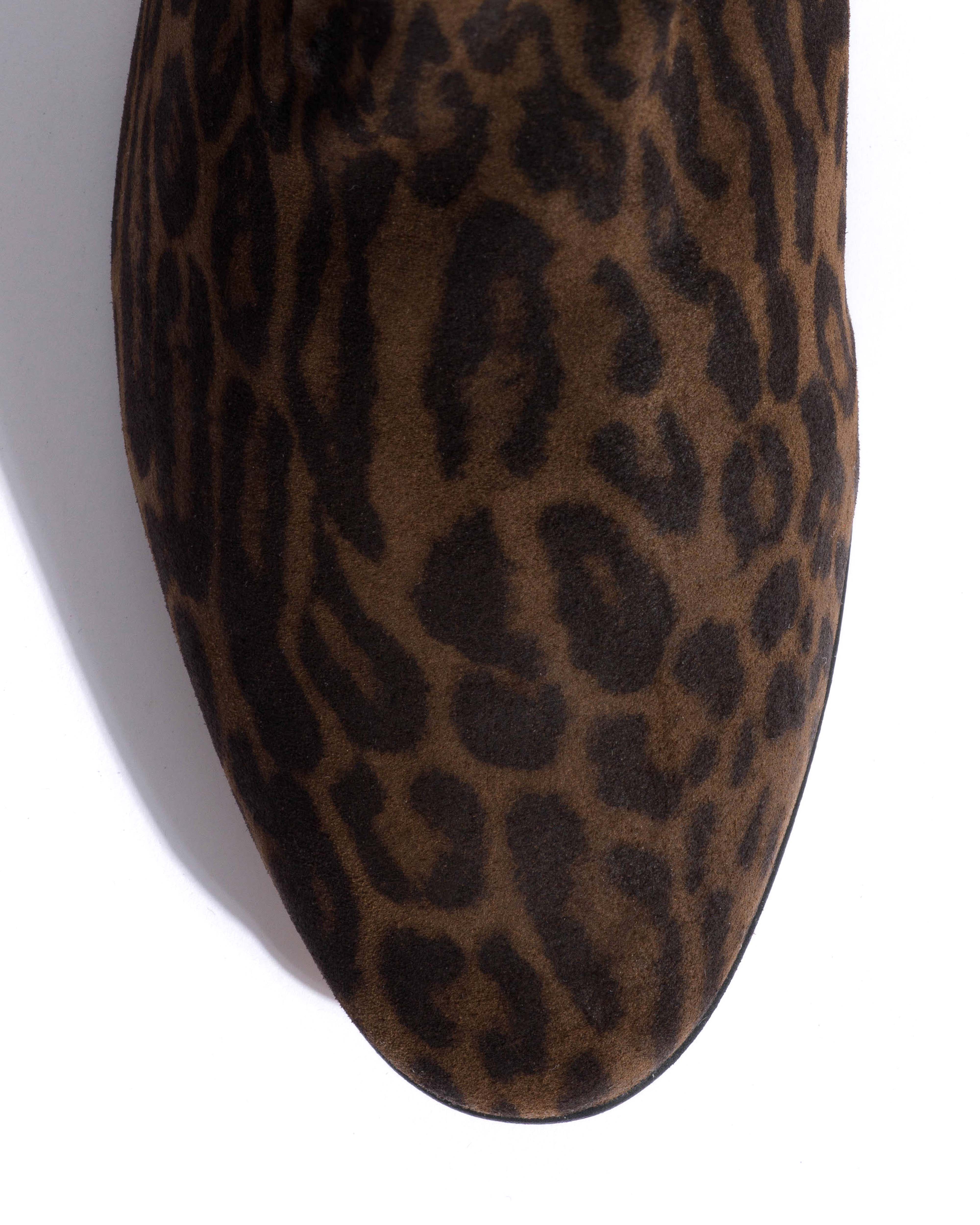 Hanny 55 Calf suede print Jaguar