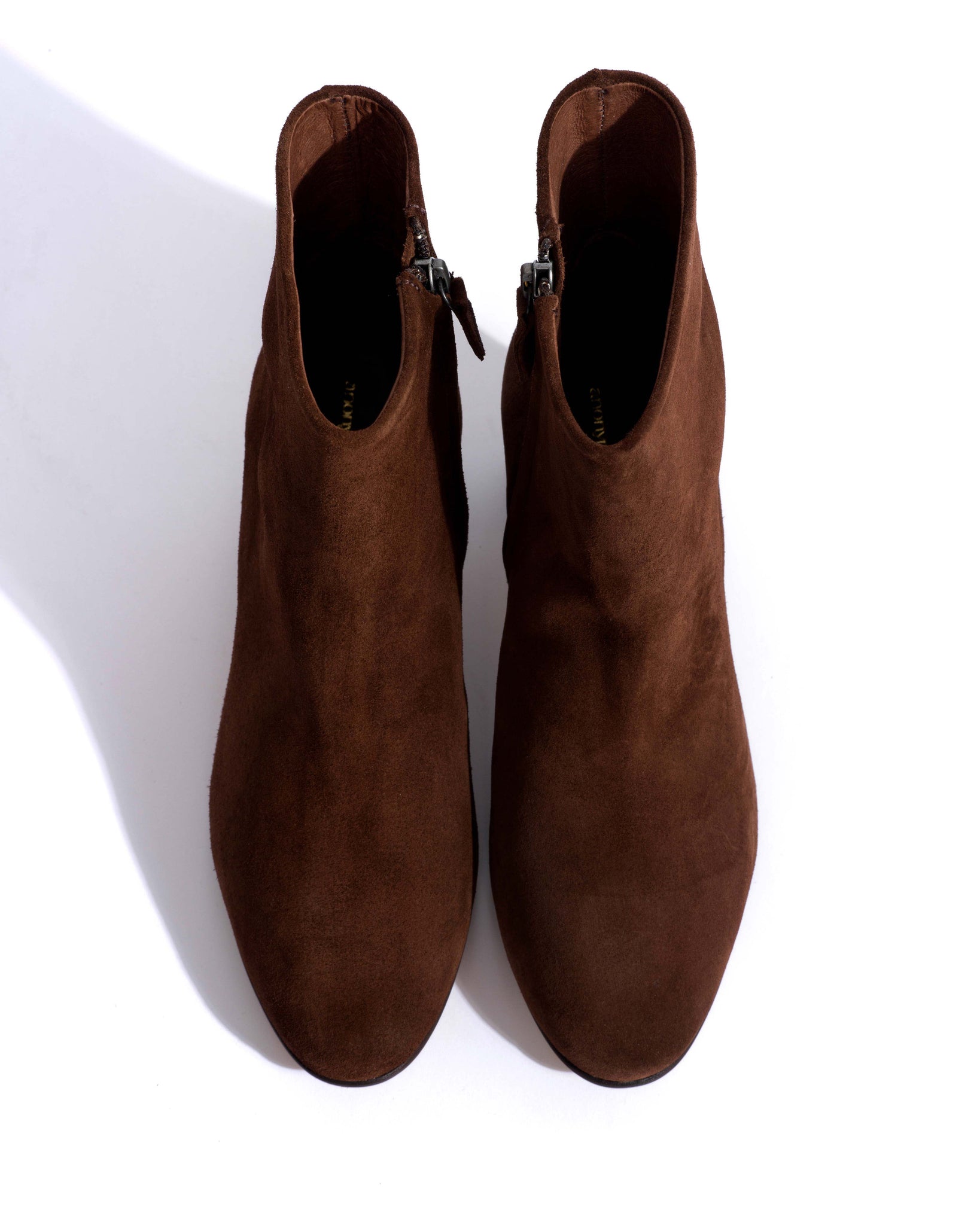 Hanny 55 Calf suede Chocolate - 