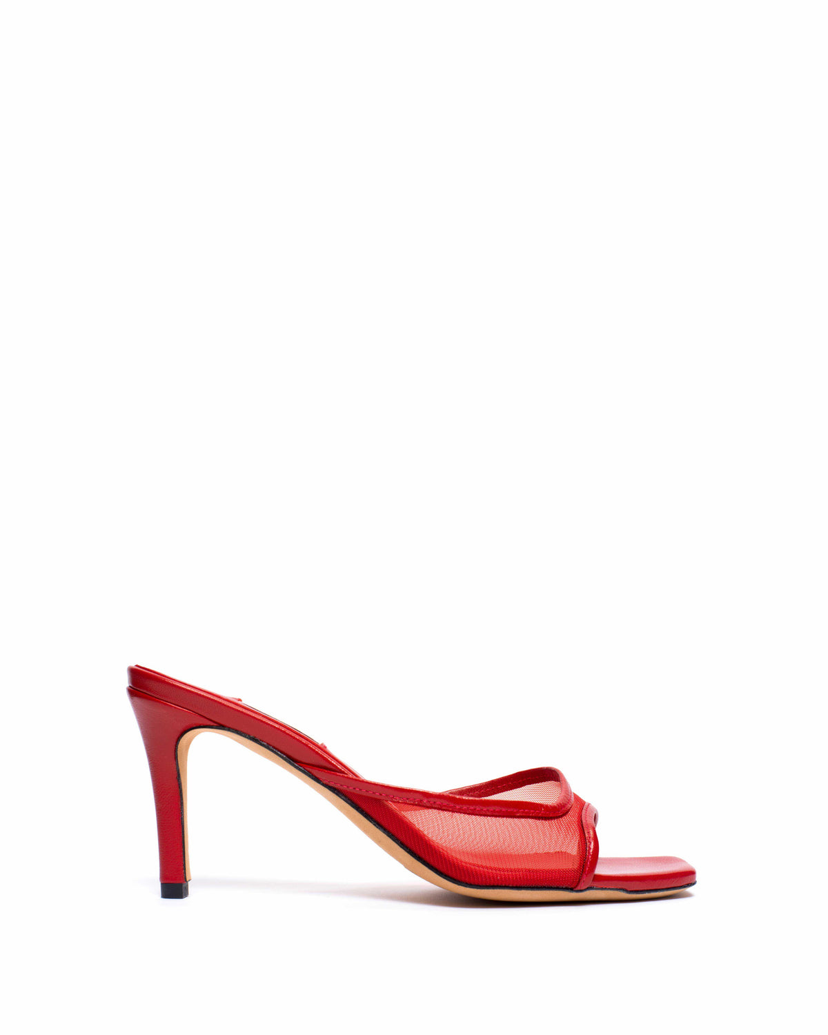 Mazy 75 mesh Shiny lamb & mesh Ruby red