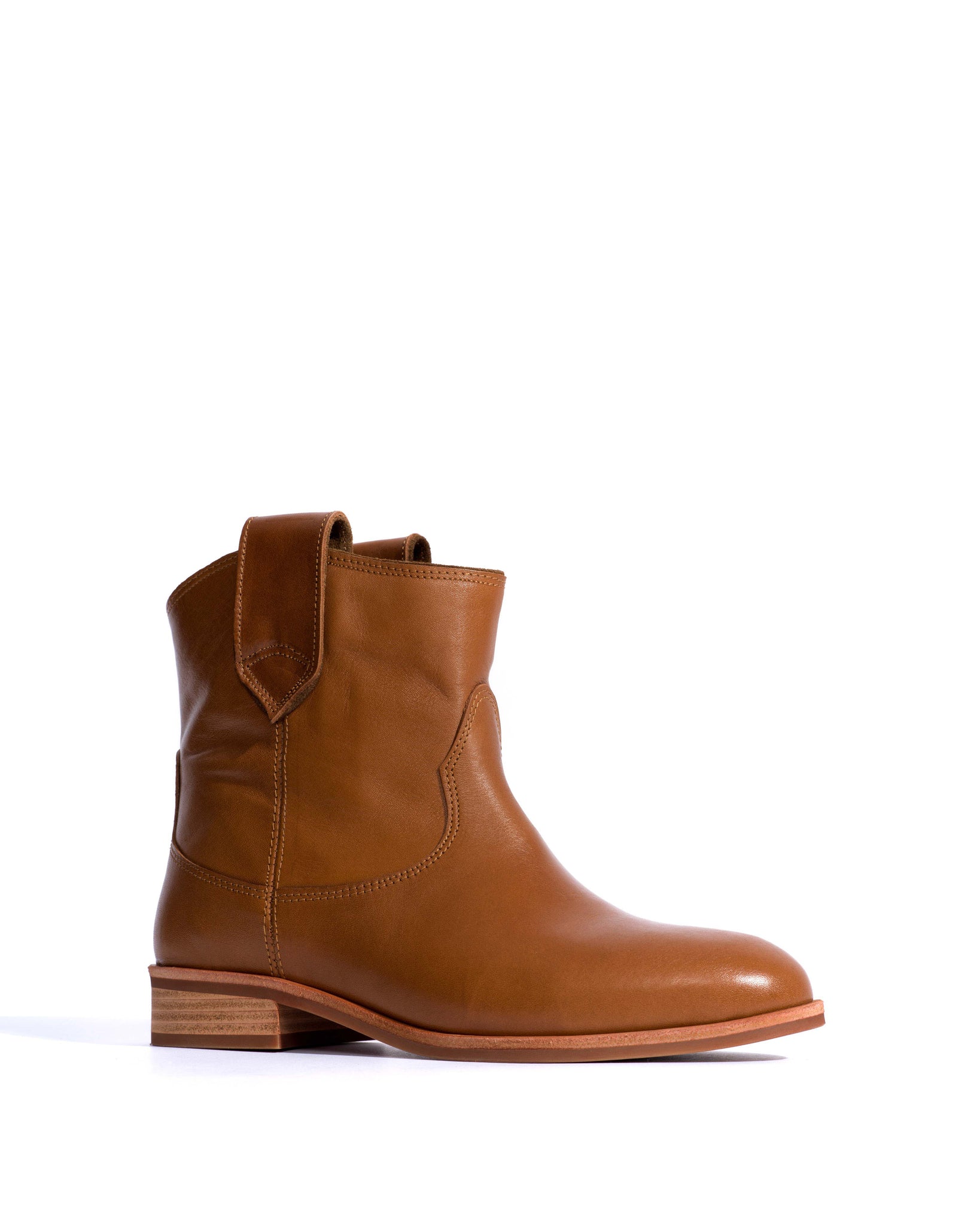 Monja Vegetal soft calf Cinnamon - Anonymous Copenhagen Ankle boots