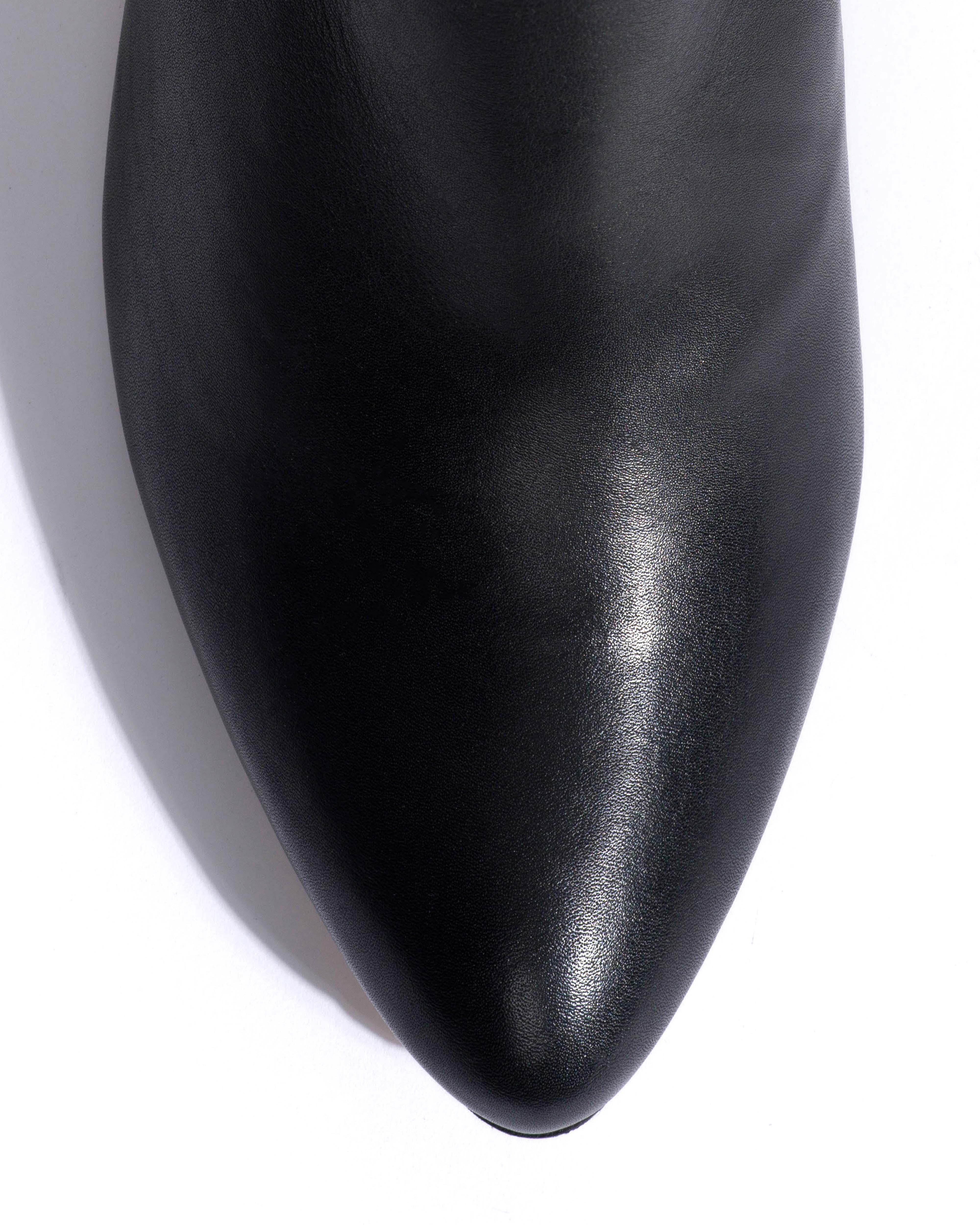 Clivia 50 cone Soft calf Black
