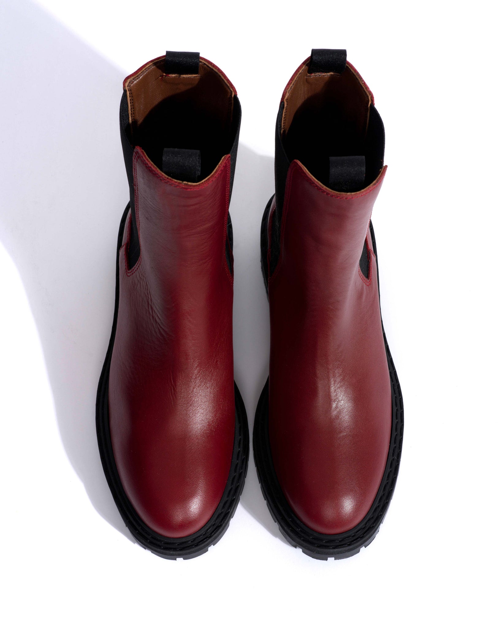 Haily high cut Soft calf Pomegranate