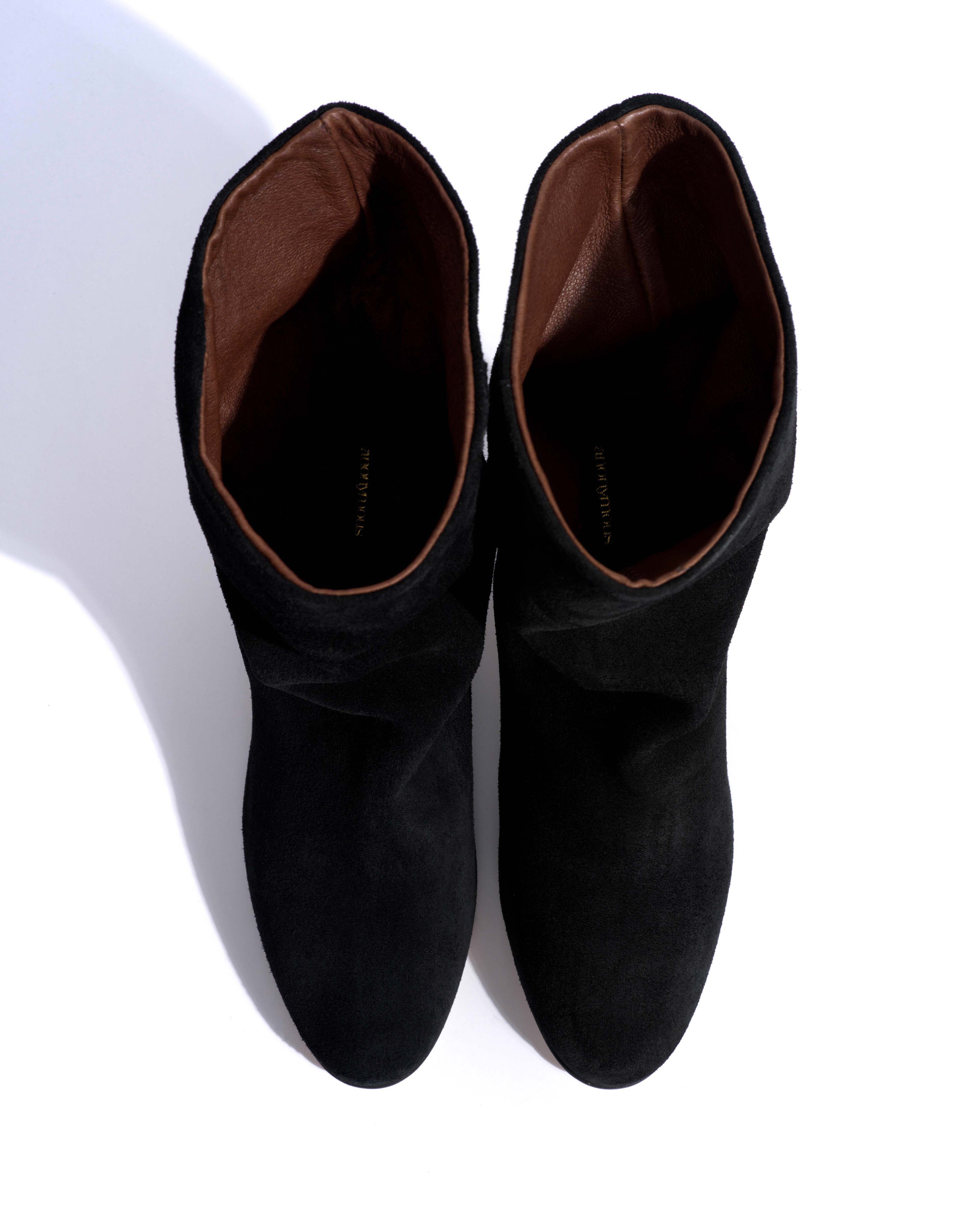 Lully 55 Calf suede Black