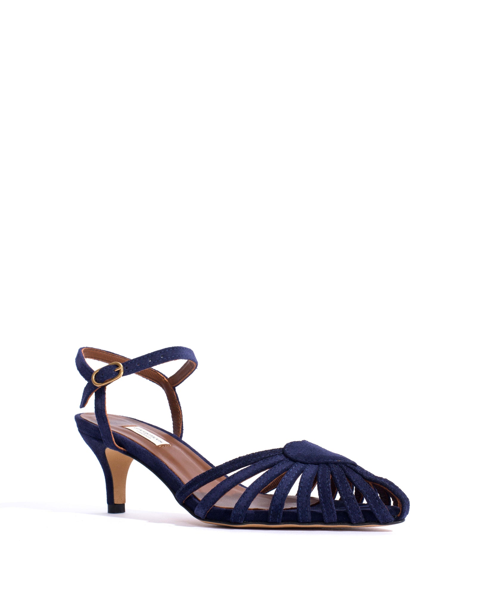 Keesha 55 Calf suede Ink blue - Anonymous Copenhagen Shoes