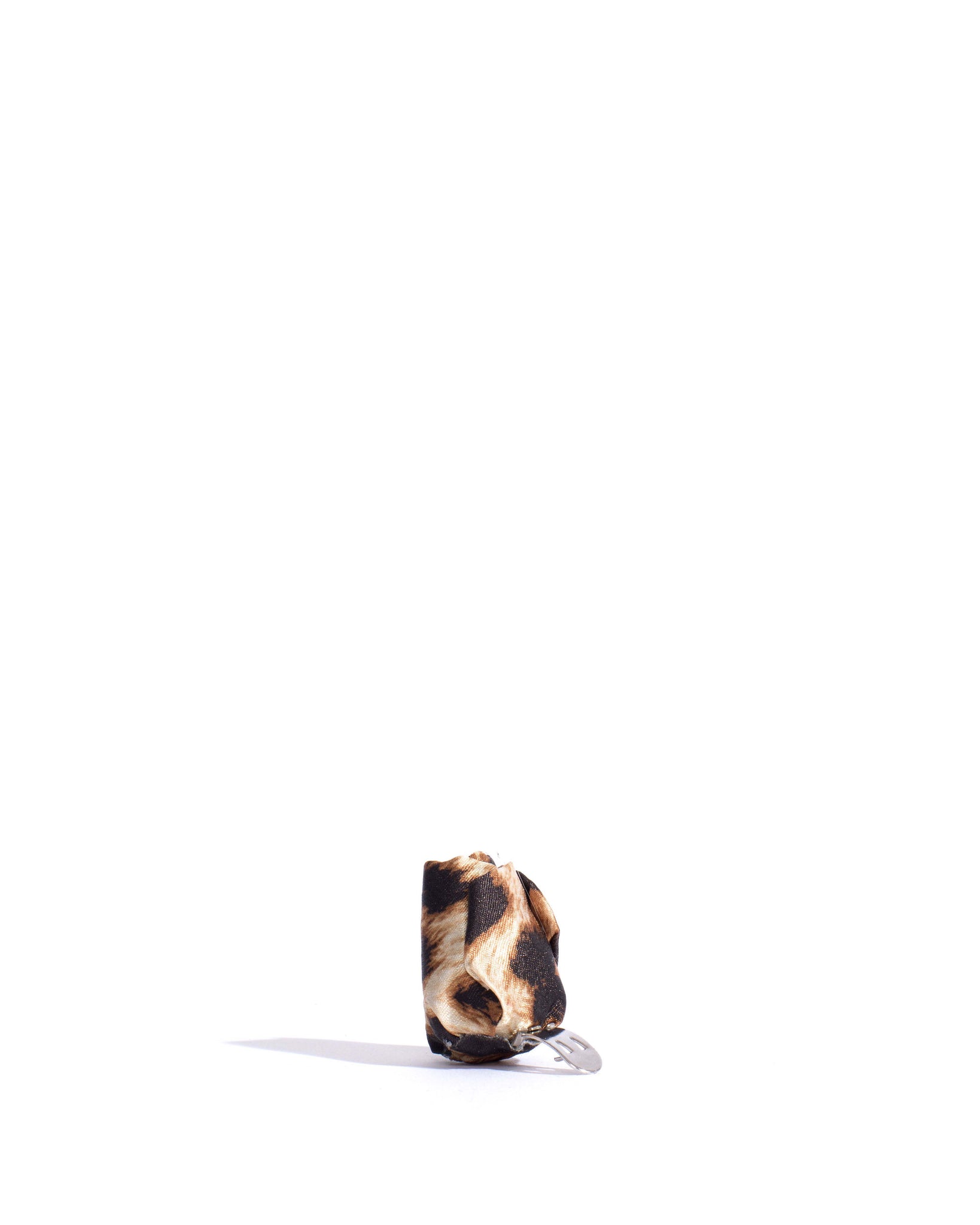 Tulip shoe clip Satin print Leopard