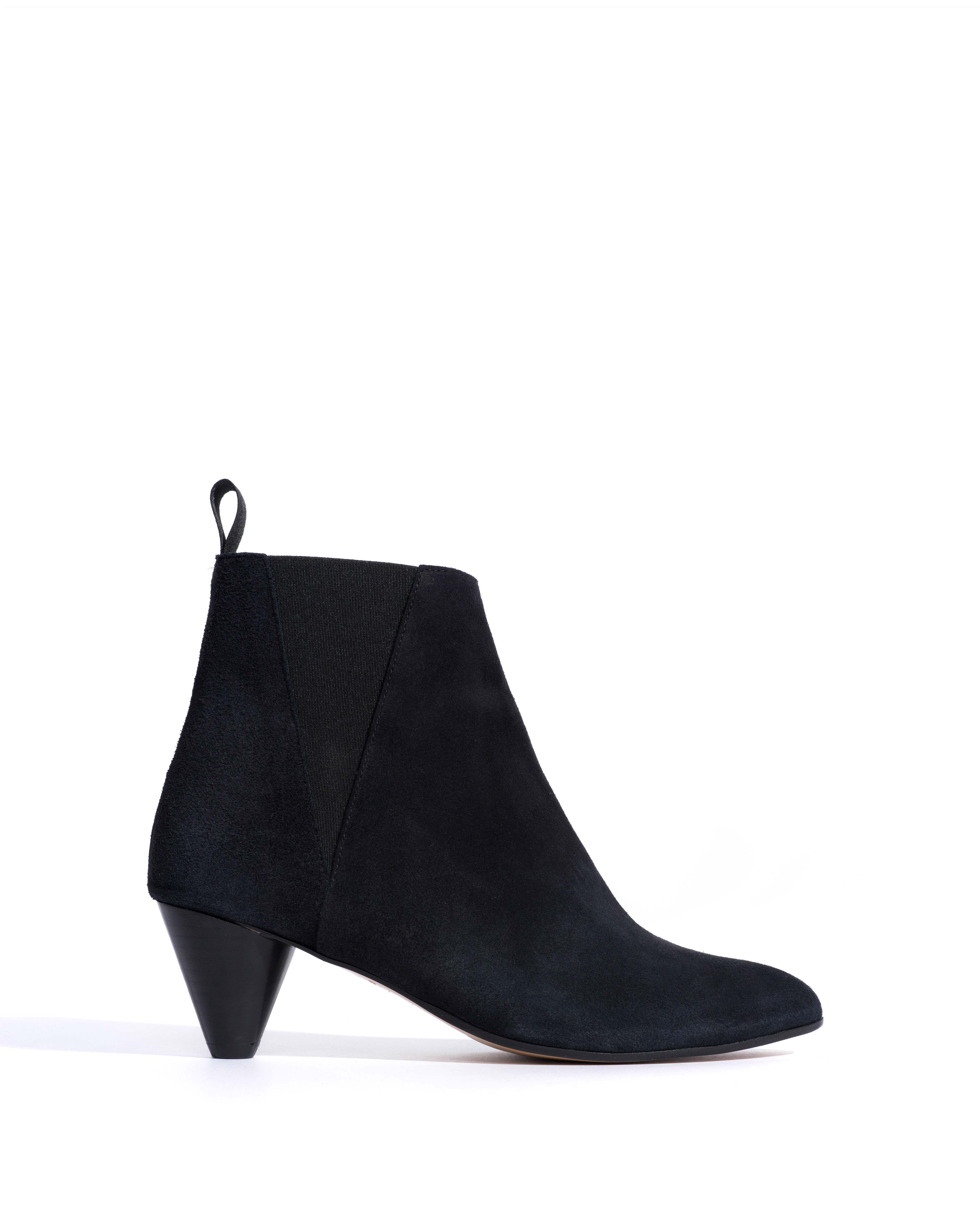 Clivia 50 cone Calf suede Off black