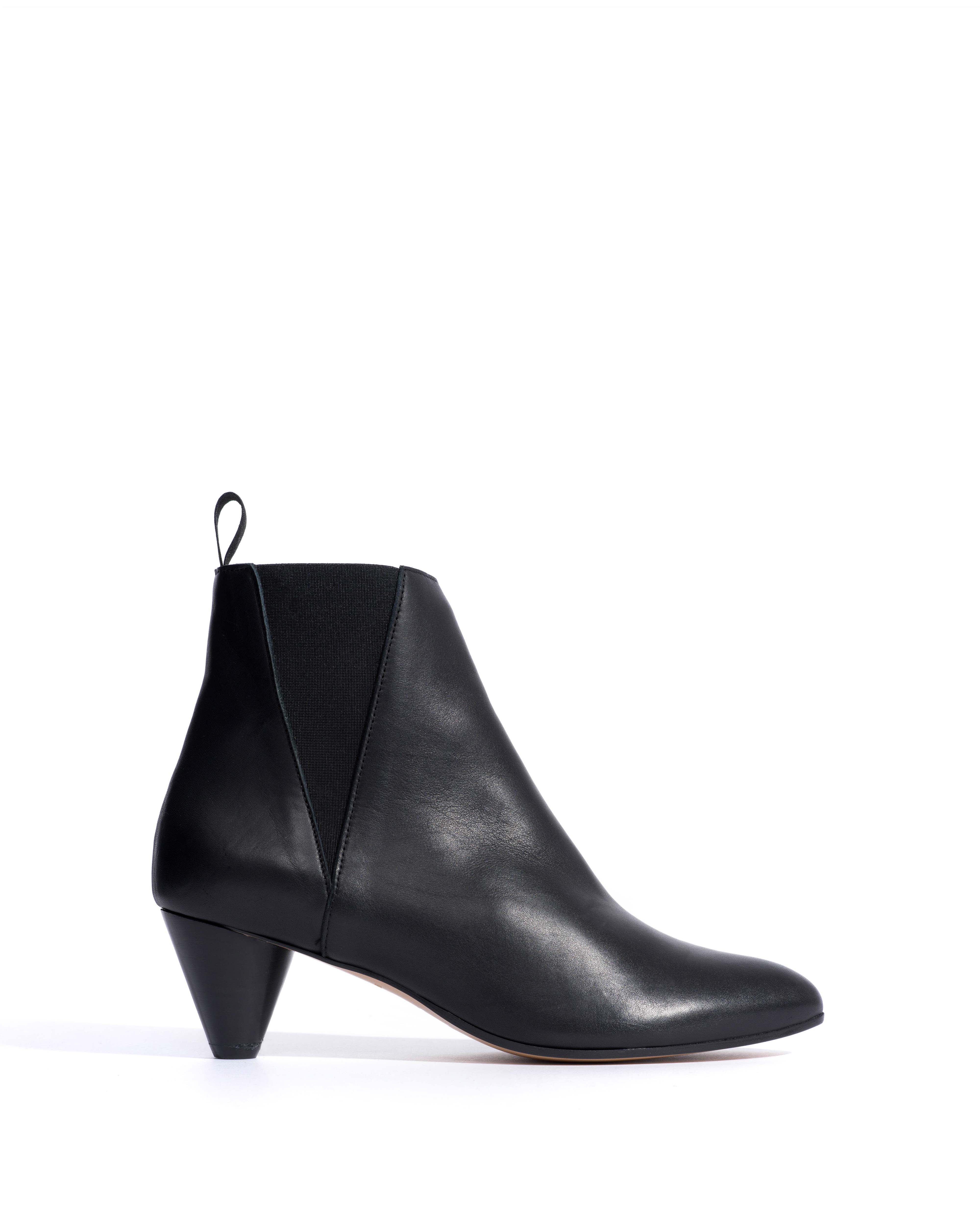 Clivia 50 cone Soft calf Black