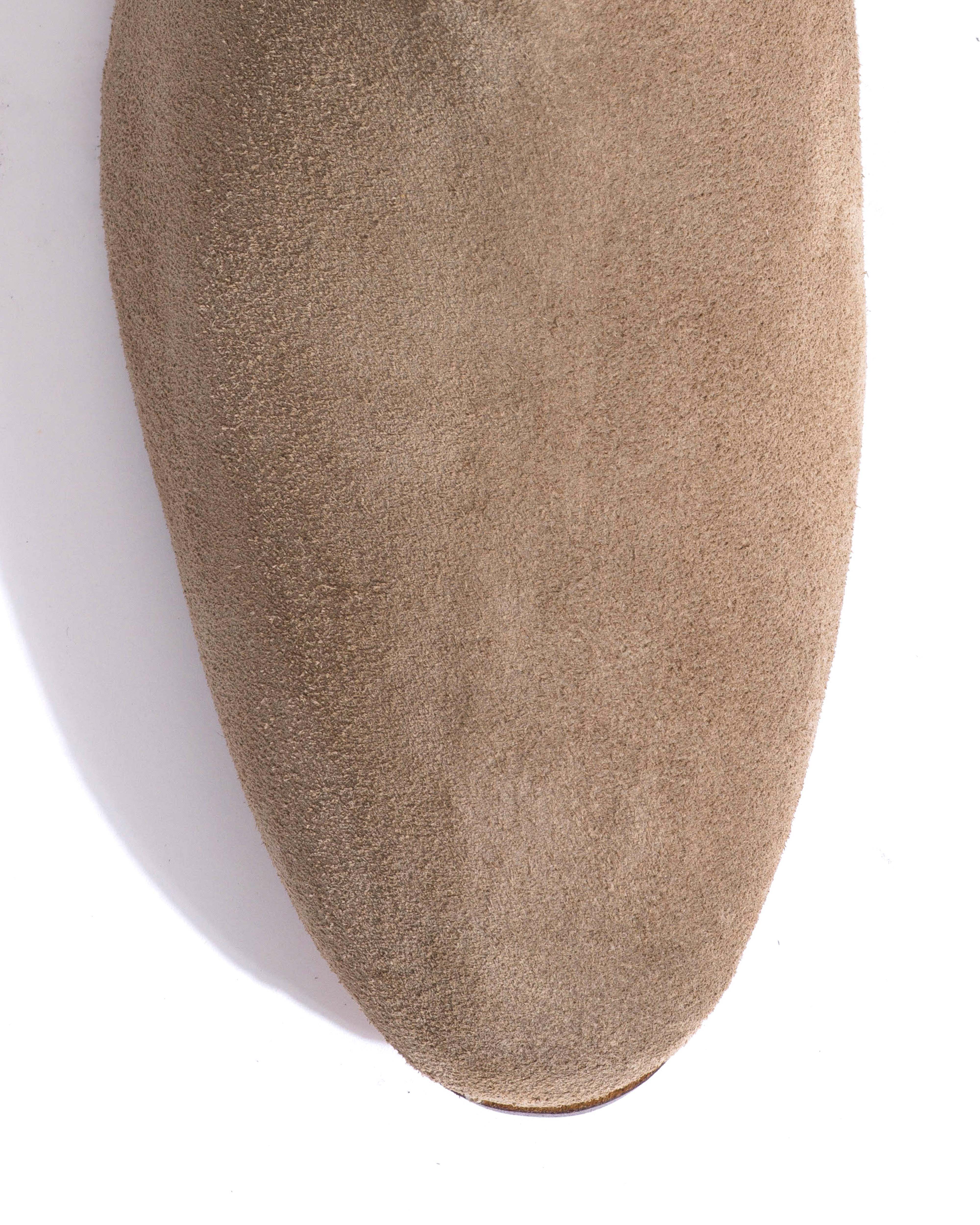 Niabella Calf suede Mushroom