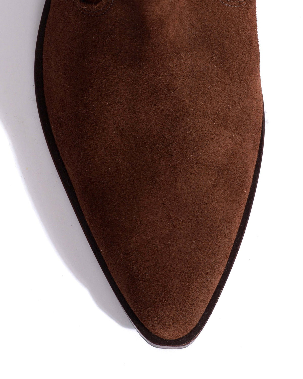 Saseline 35 Calf suede Chocolate