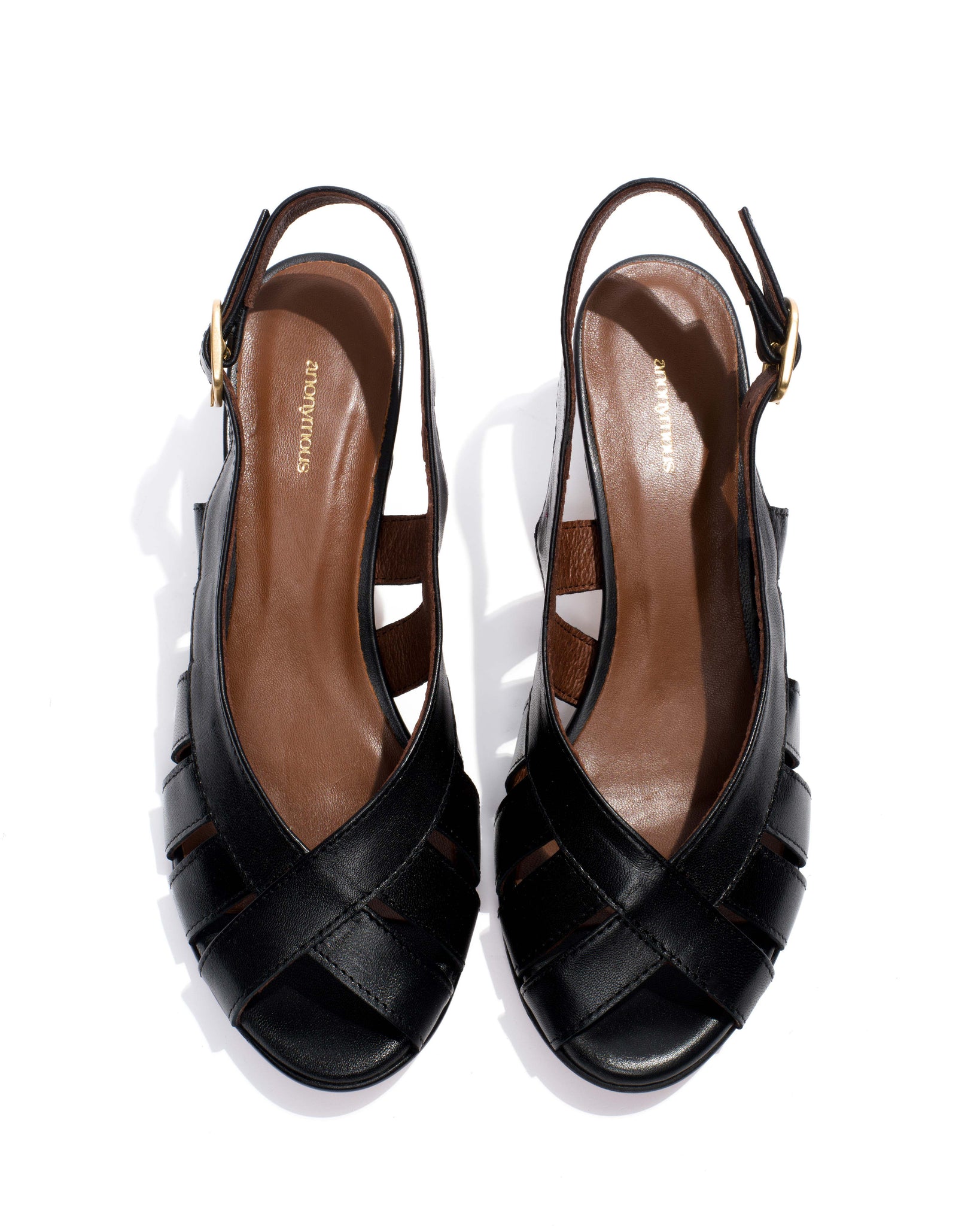 Sophie 50 stiletto Shiny lamb Black - Anonymous Copenhagen