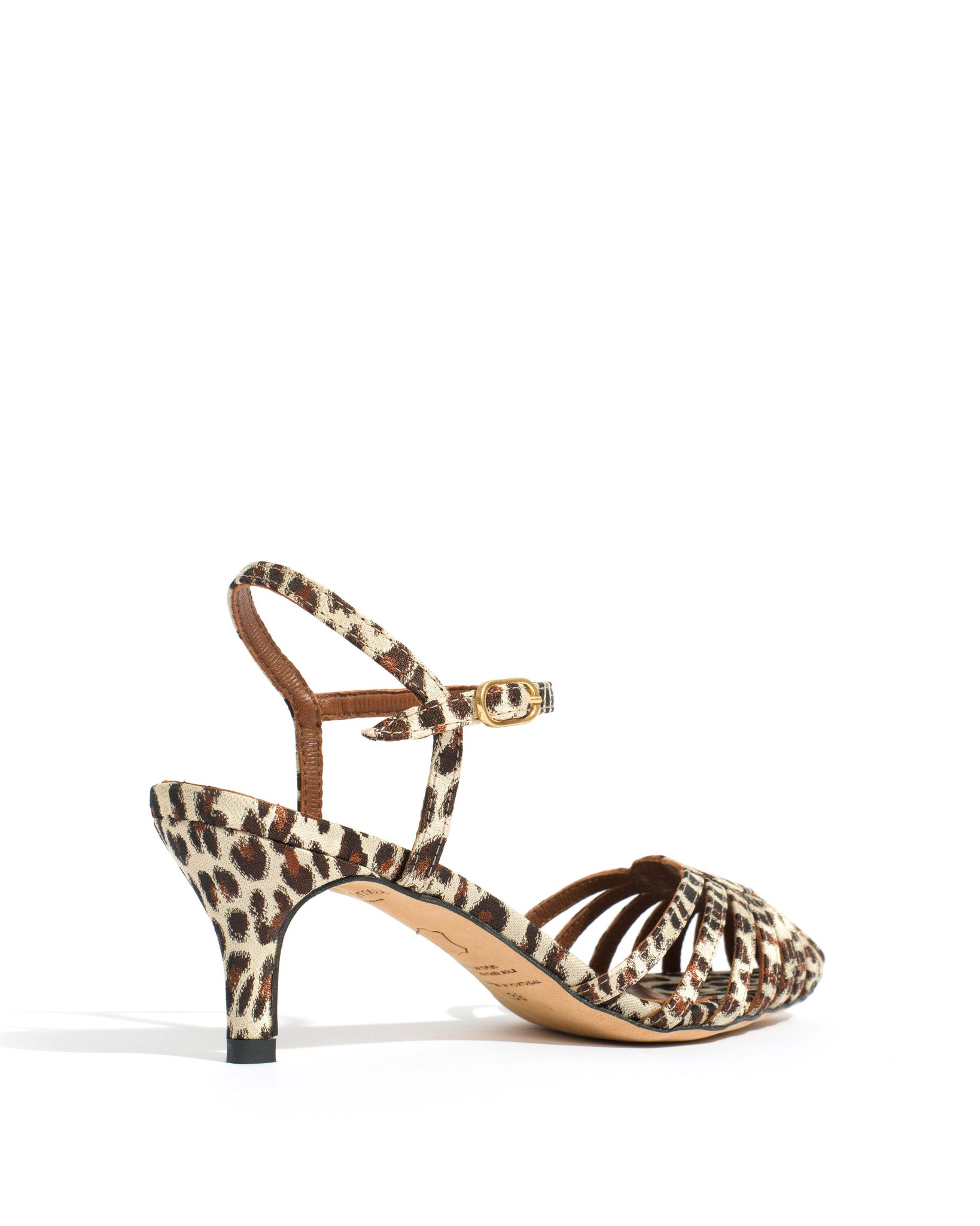 Keesha 55 Vintage satin print Leopard