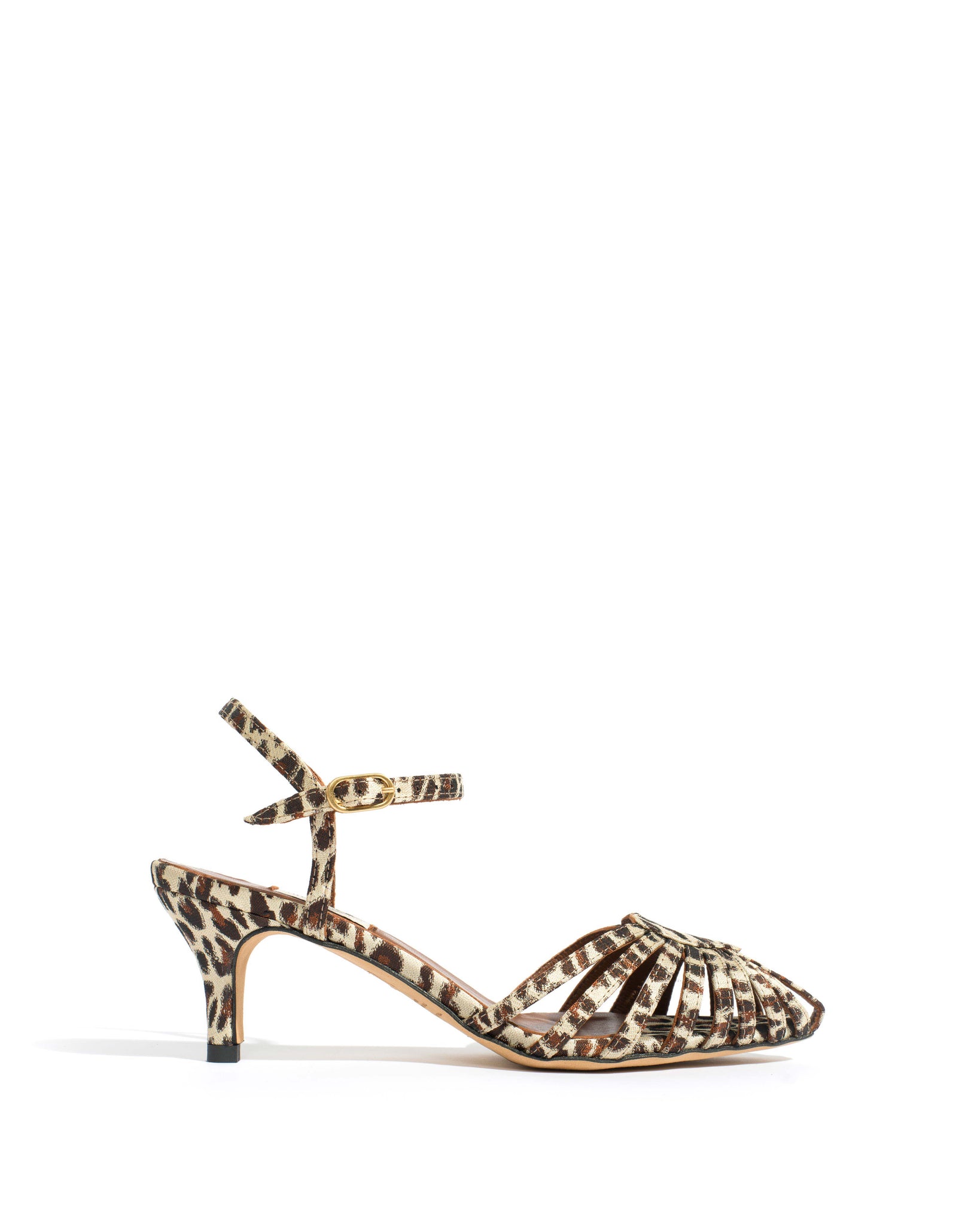 Keesha 55 Vintage satin print Leopard