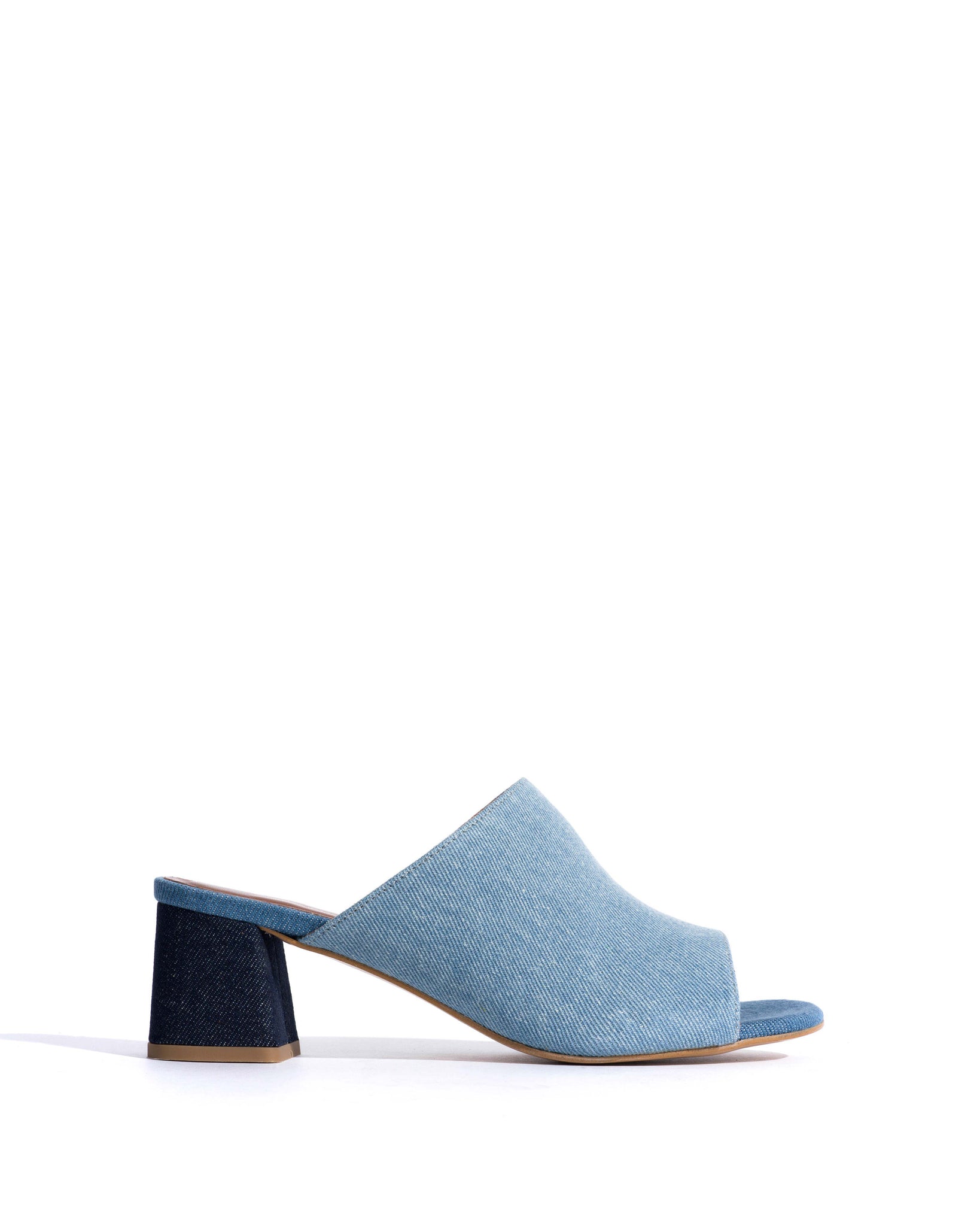 Horizon 55 Denim mix Sky & navy & ocean blue - Anonymous Copenhagen Heels