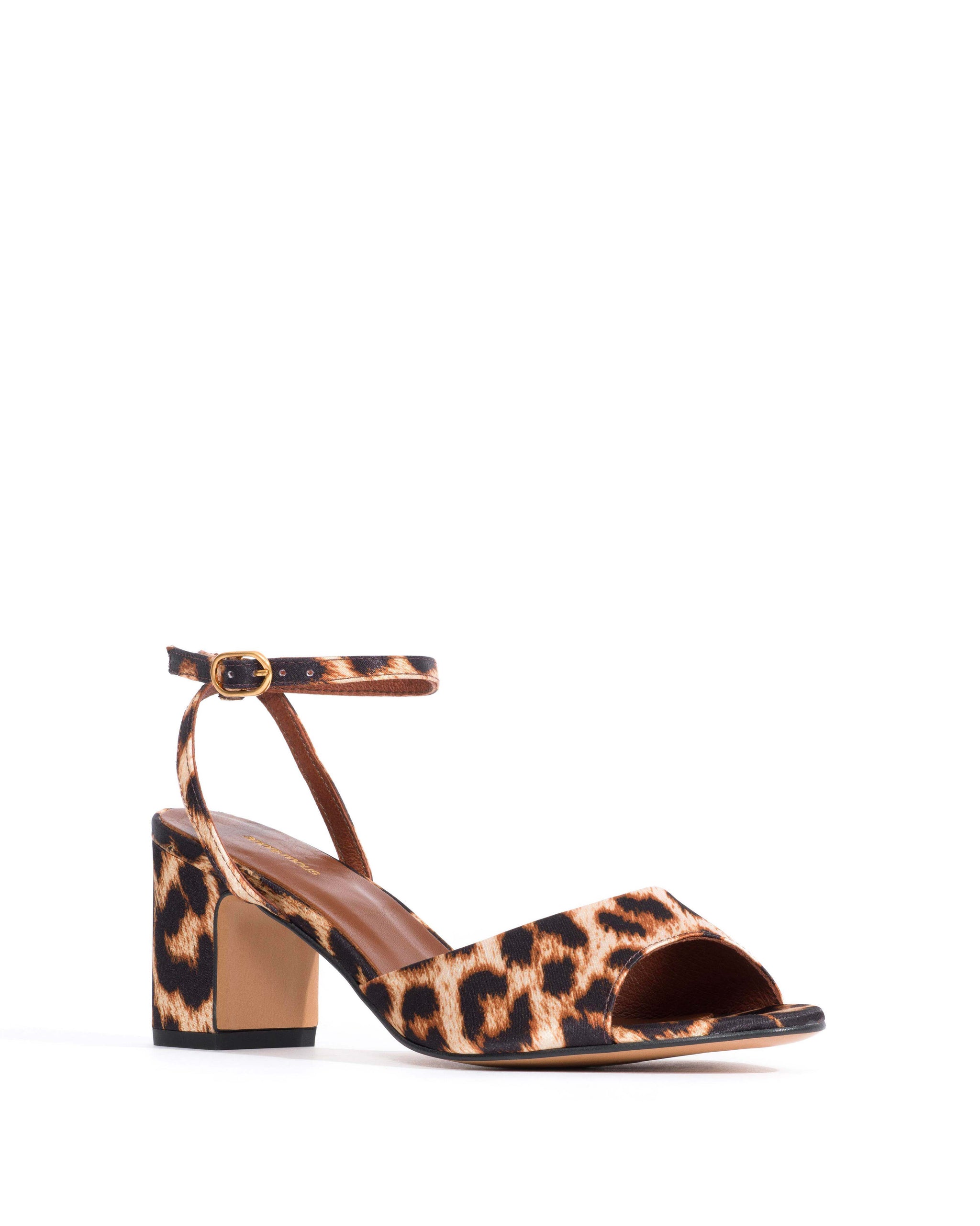Jolie 55 Satin print Leopard - Anonymous Copenhagen Heels