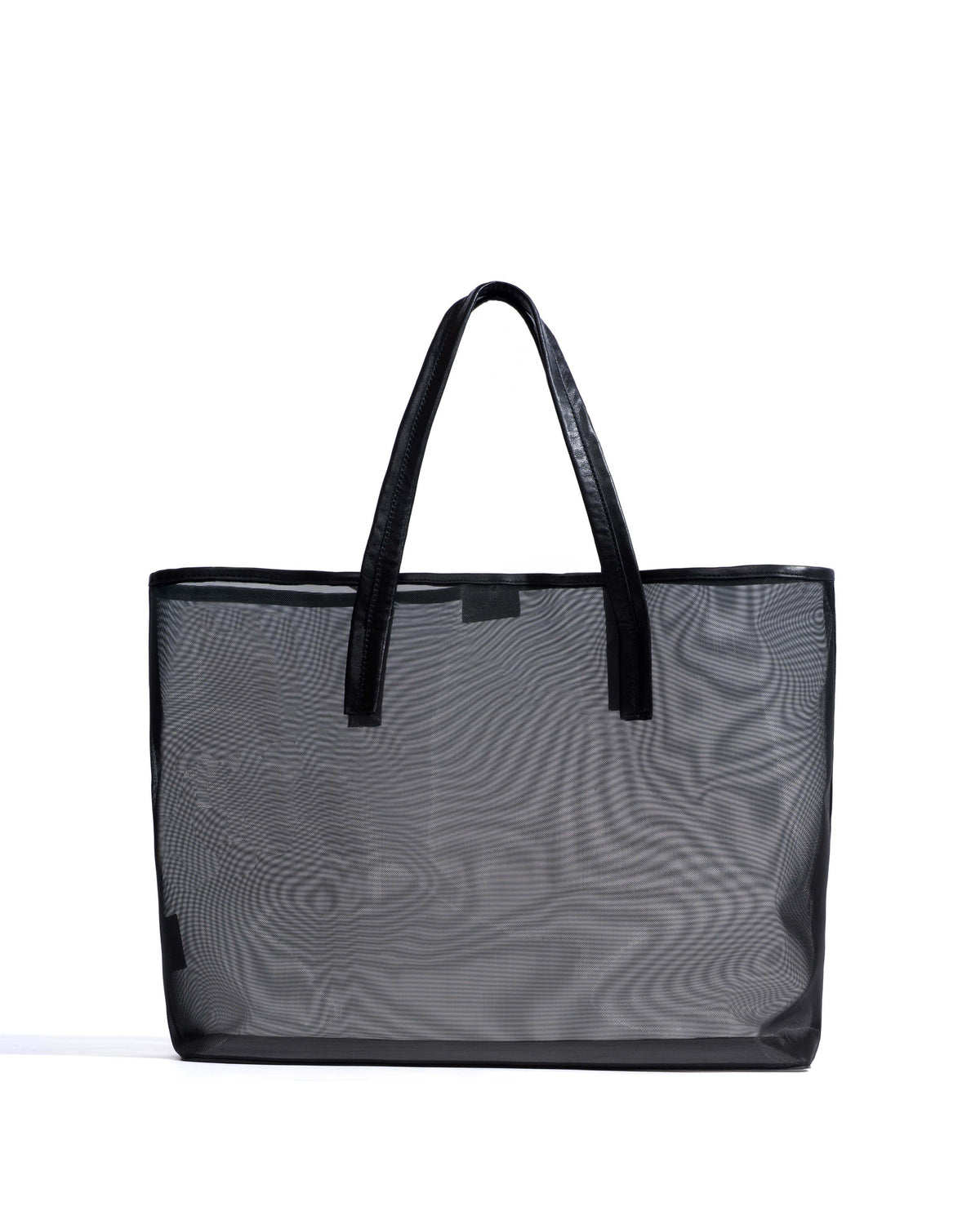 Ruba shopper mesh Shiny lamb & mesh Black