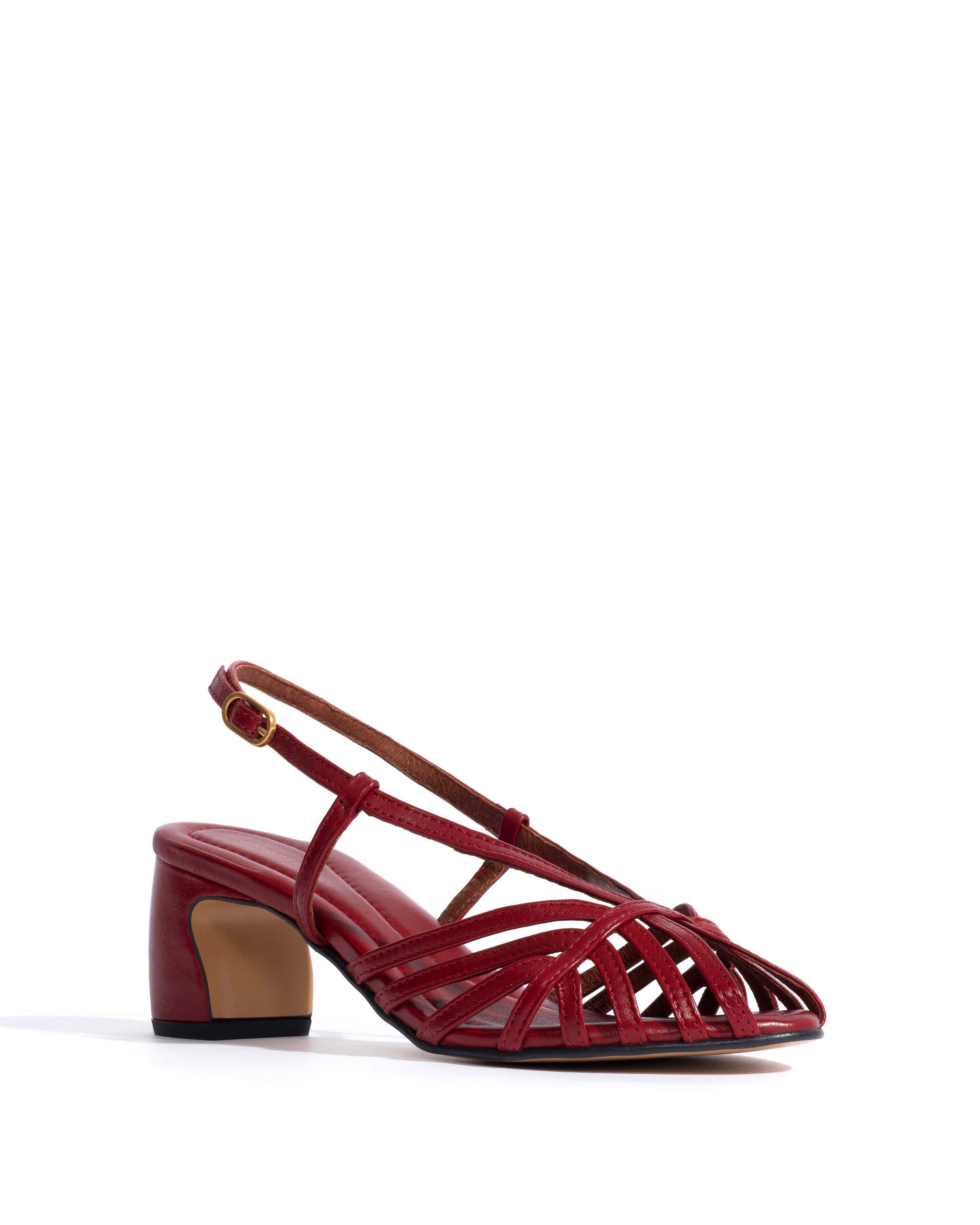 Briddie 50 Shiny lamb Pomegranate - Anonymous Copenhagen Shoes