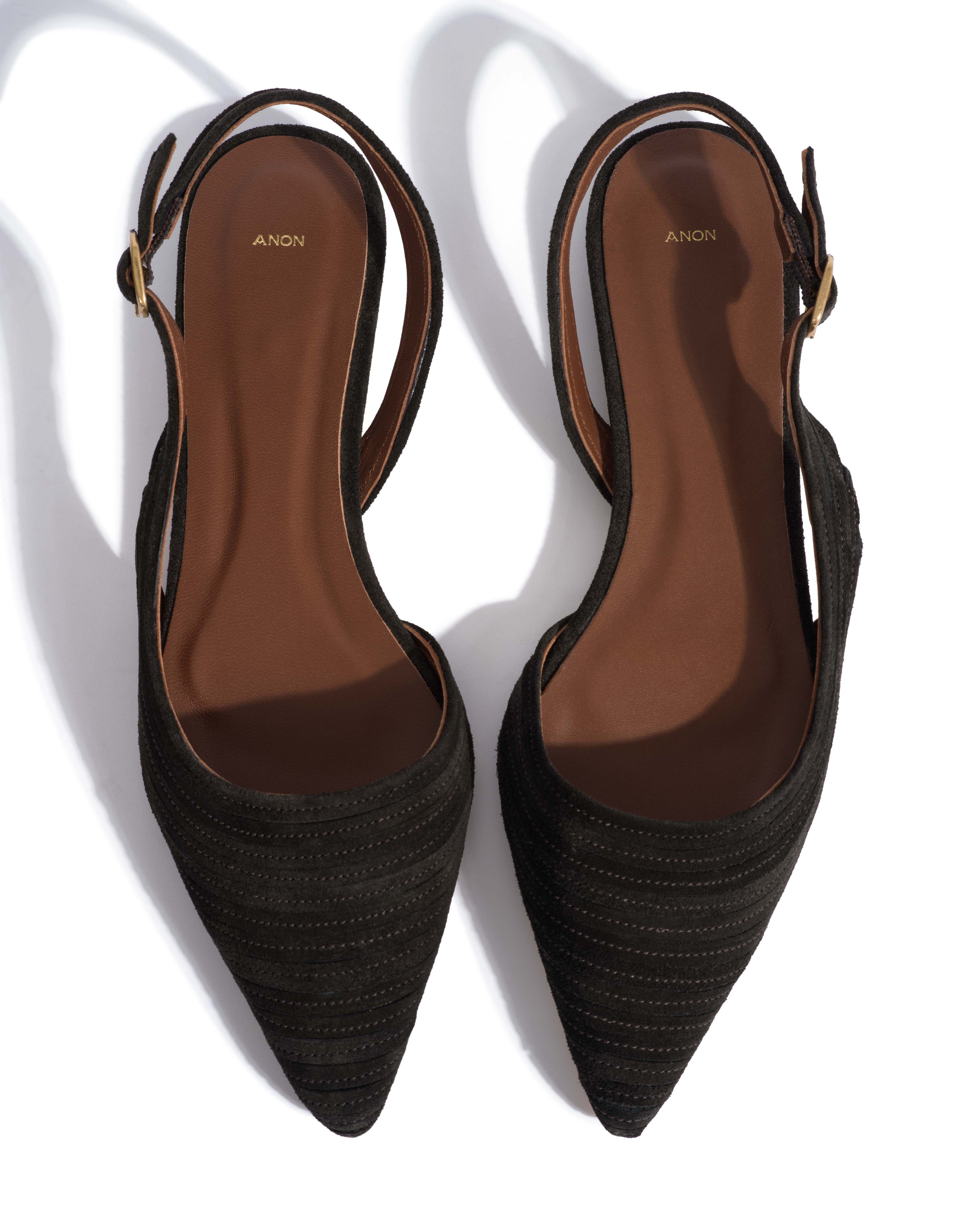 Carla 10 Calf suede Espresso brown