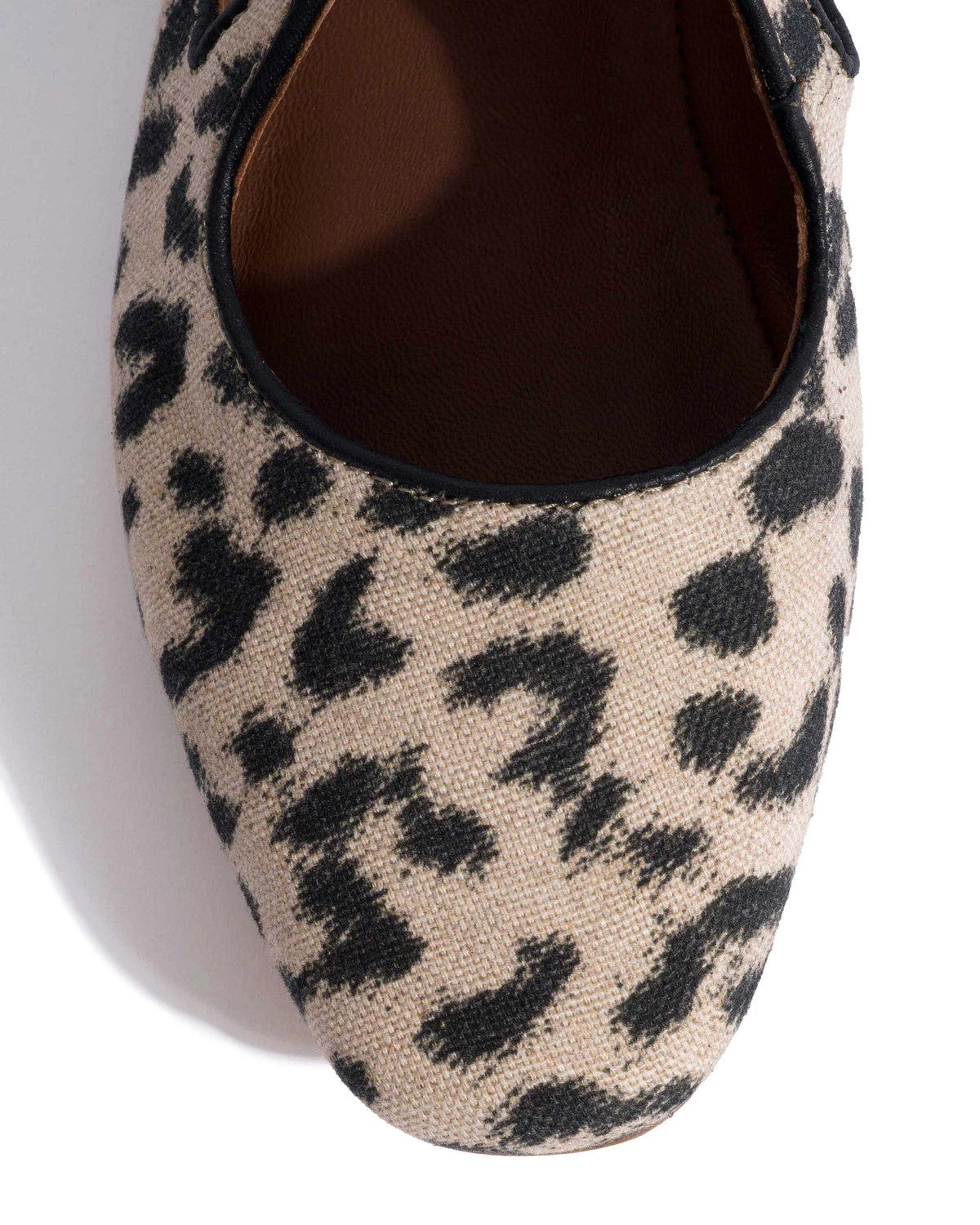 Praise Natural cotton-linen Leopard
