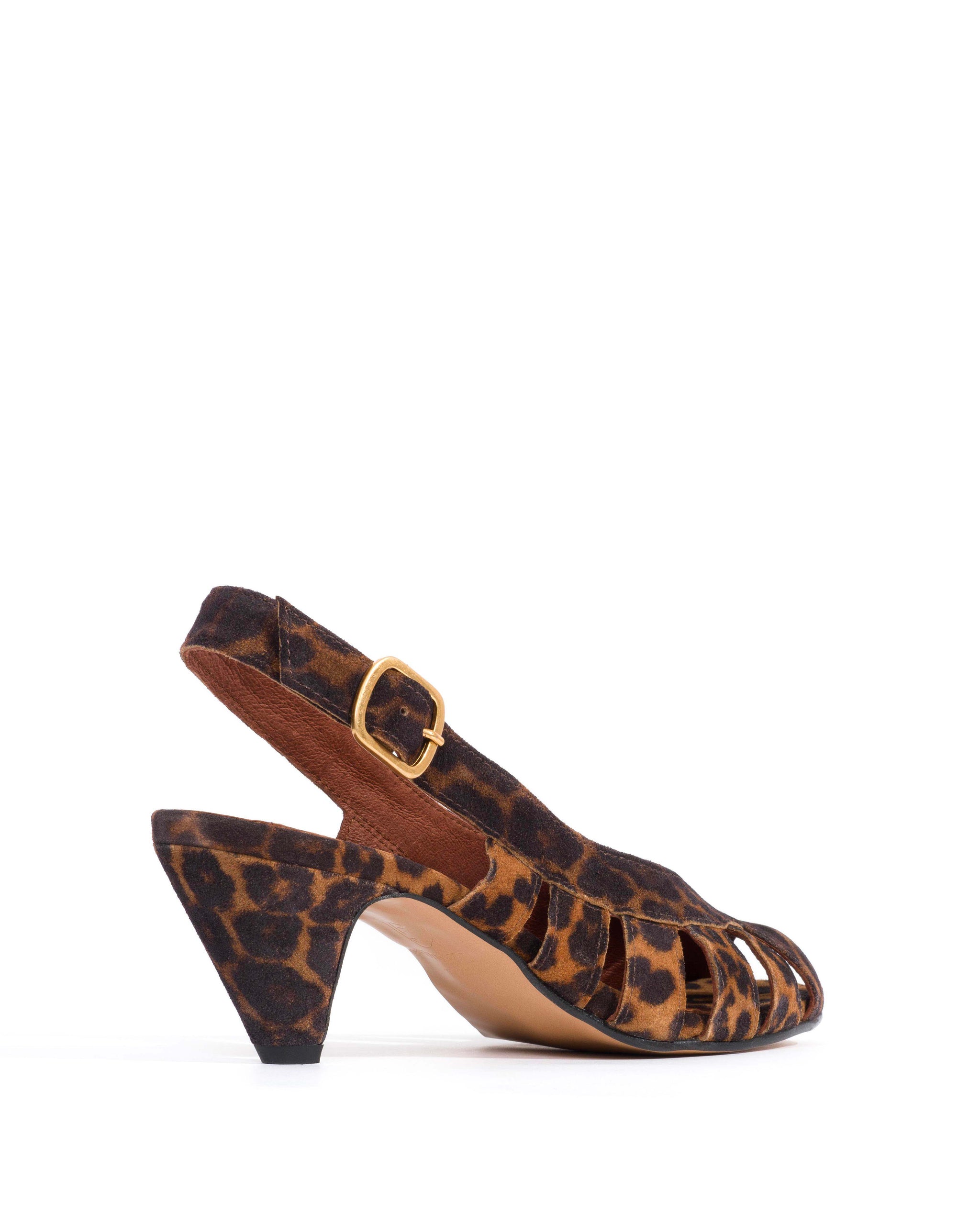 Sophie 50 stiletto Calf suede print Leopard - Anonymous Copenhagen Shoes