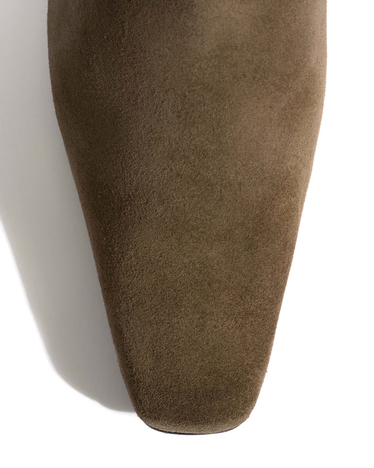 Tess Calf suede Dried olive