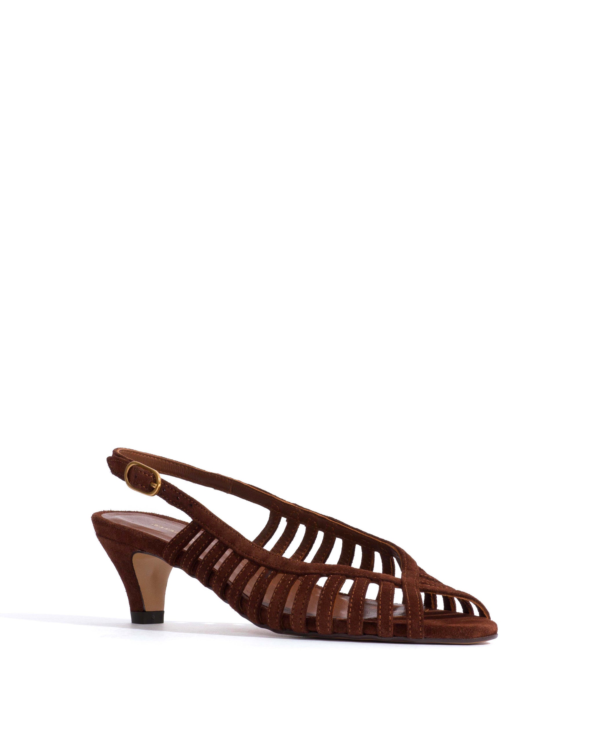 Carminho 40 stiletto Calf suede Chocolate - Anonymous Copenhagen Heels