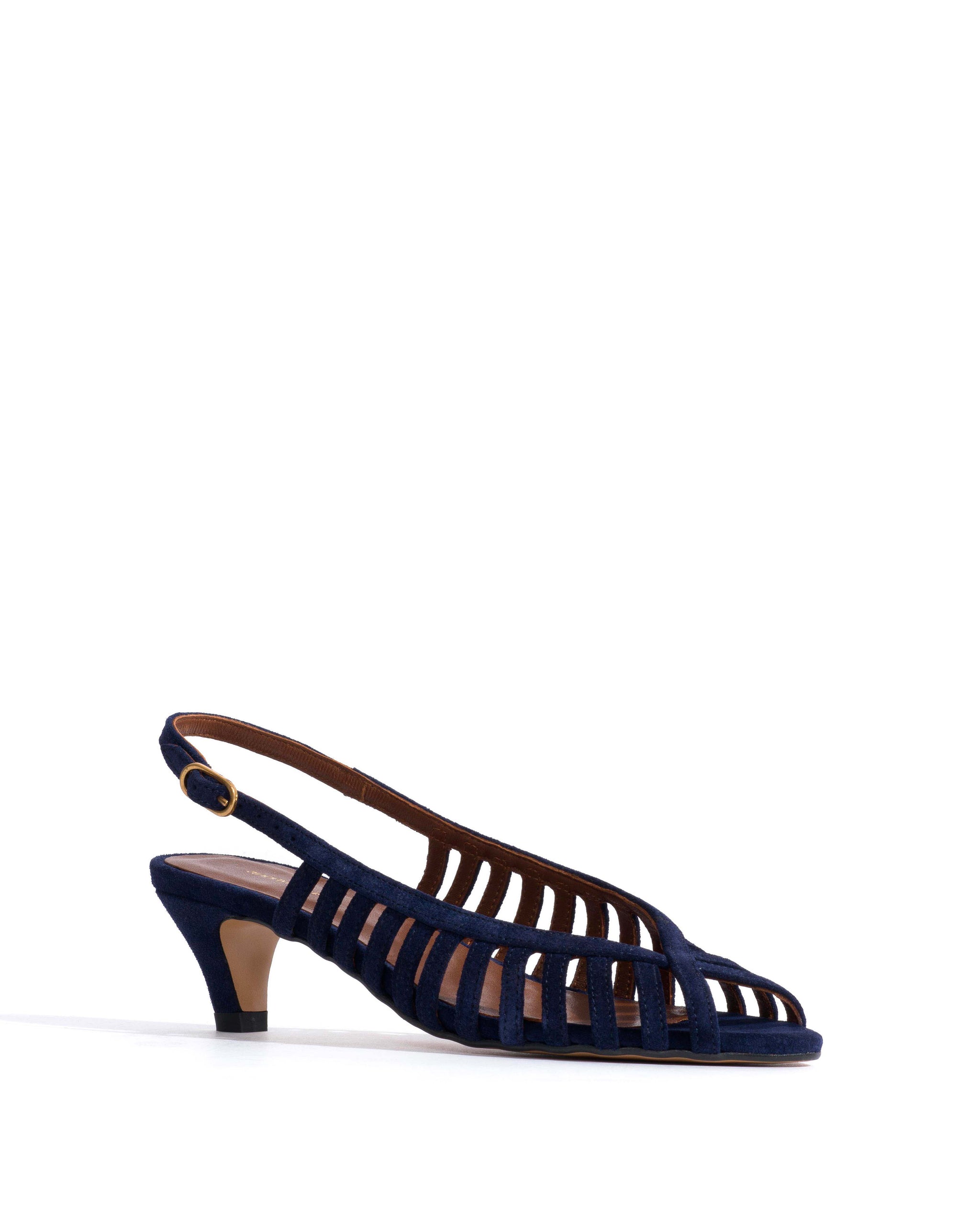 Carminho 40 stiletto Calf suede Ink blue - Anonymous Copenhagen Heels
