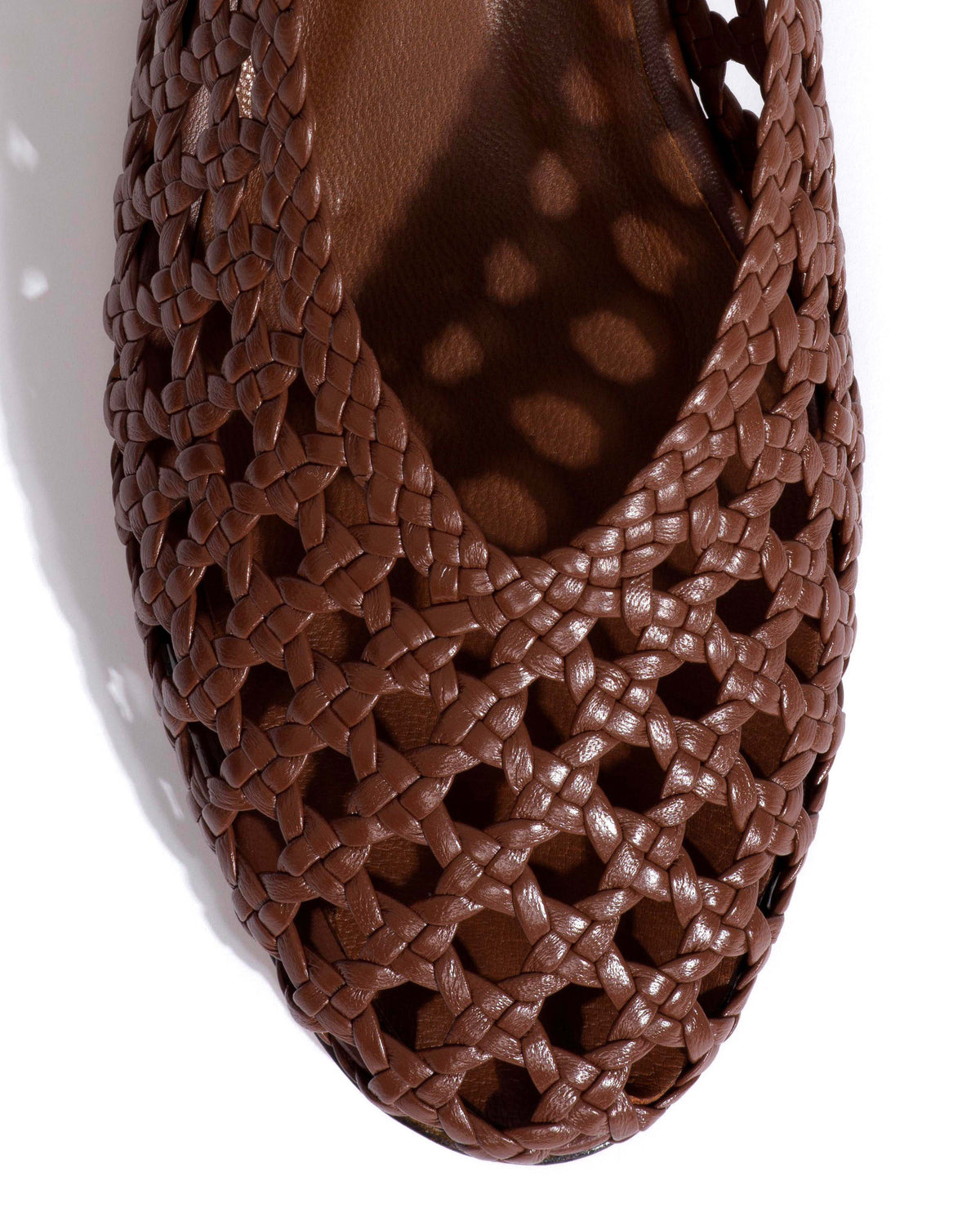 Sessi 10 hand-braided Hand-braided leather Chocolate