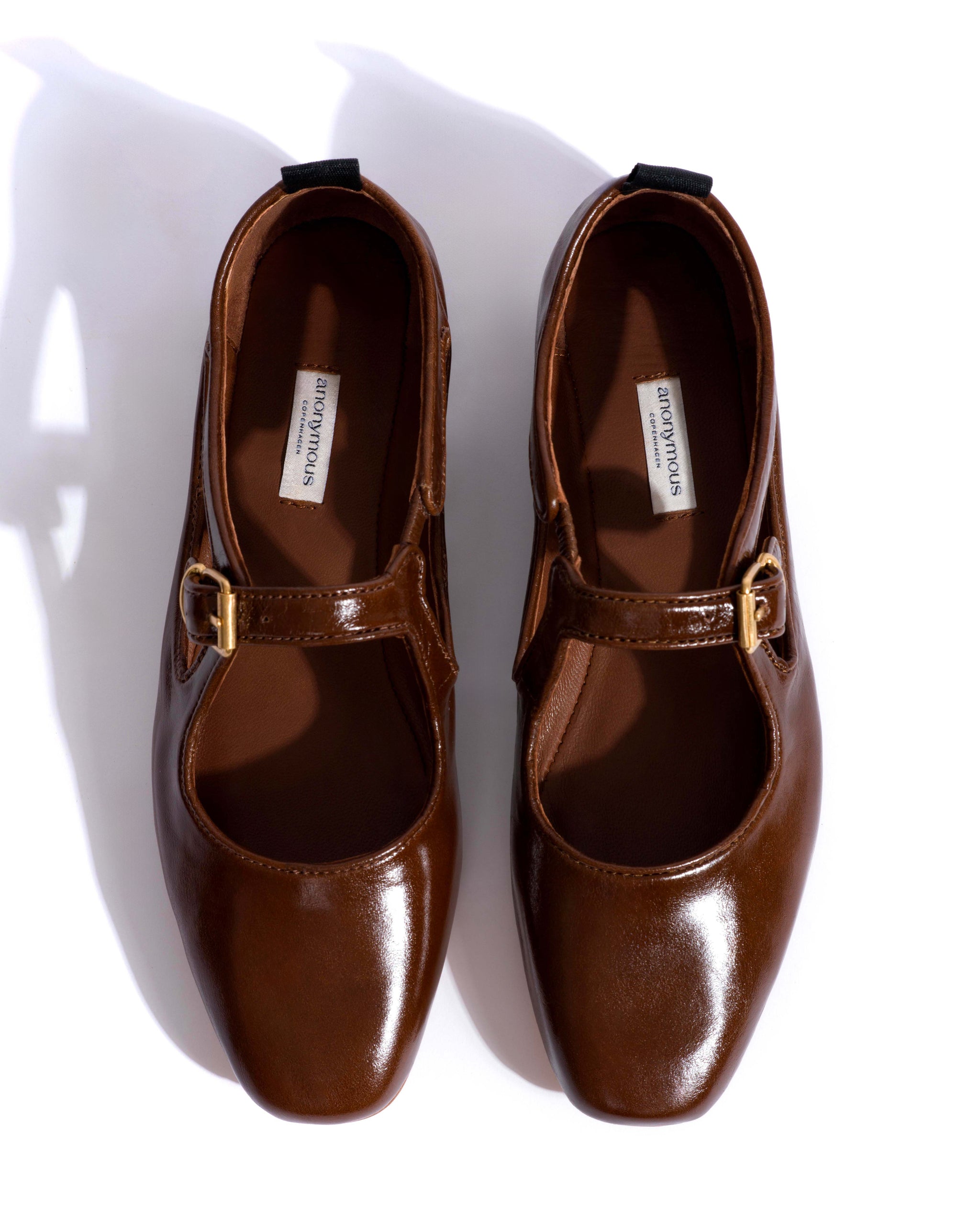 Praise Crinkled polished goat Caramel brown