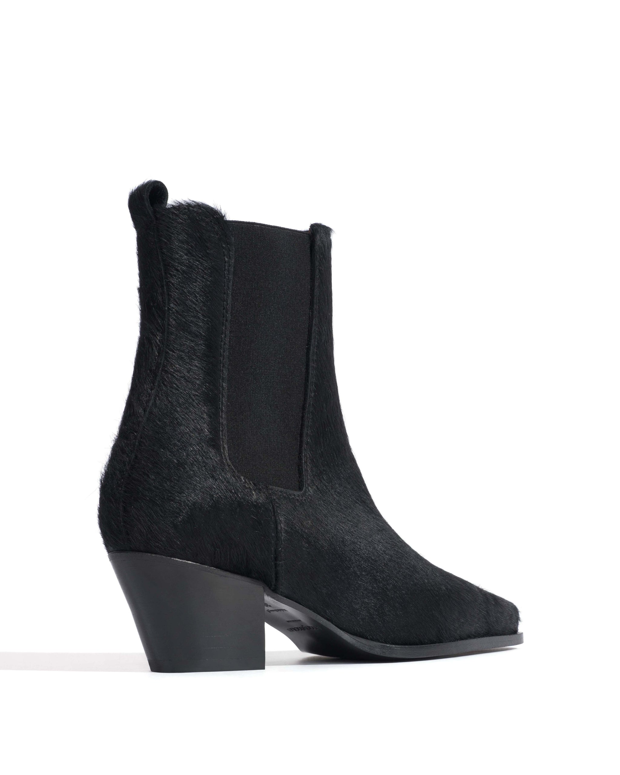 Edith 50 Calf hair Black