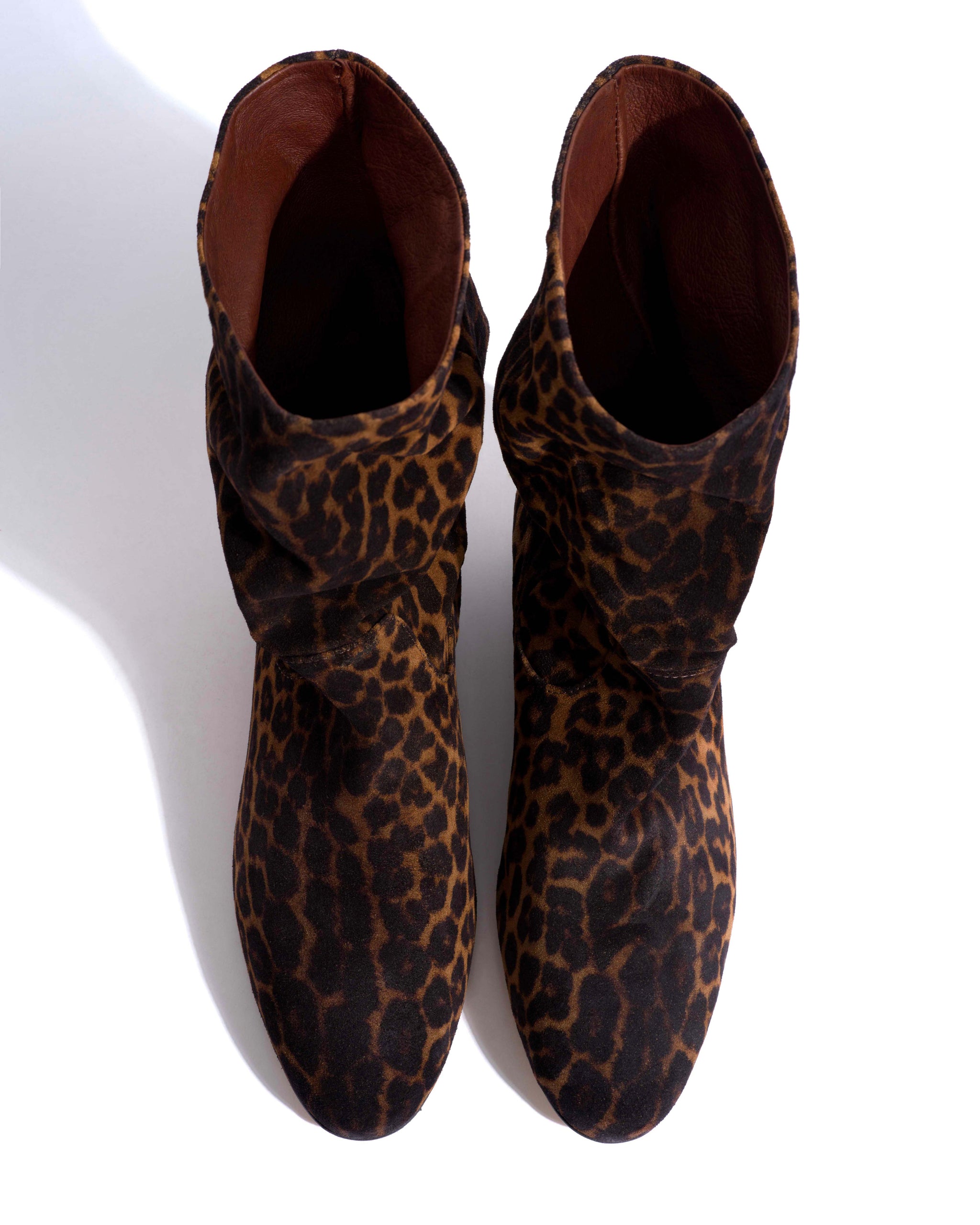 Cacha 25 Calf suede print Leopard